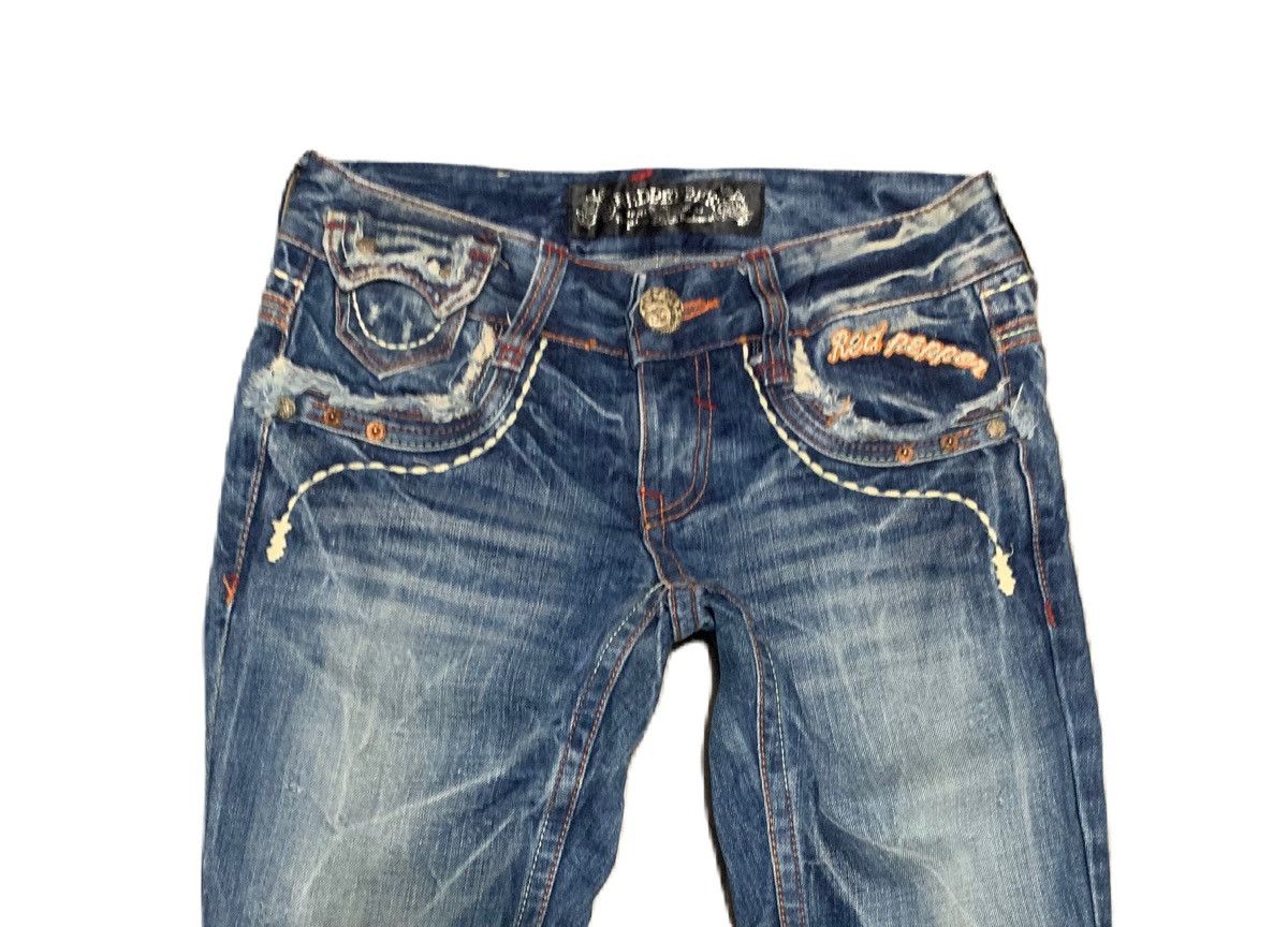 If Six Was Nine Vintage RedPepper Flare Bootcut Jeans Size 30" / US 8 / IT 44 - 3 Thumbnail