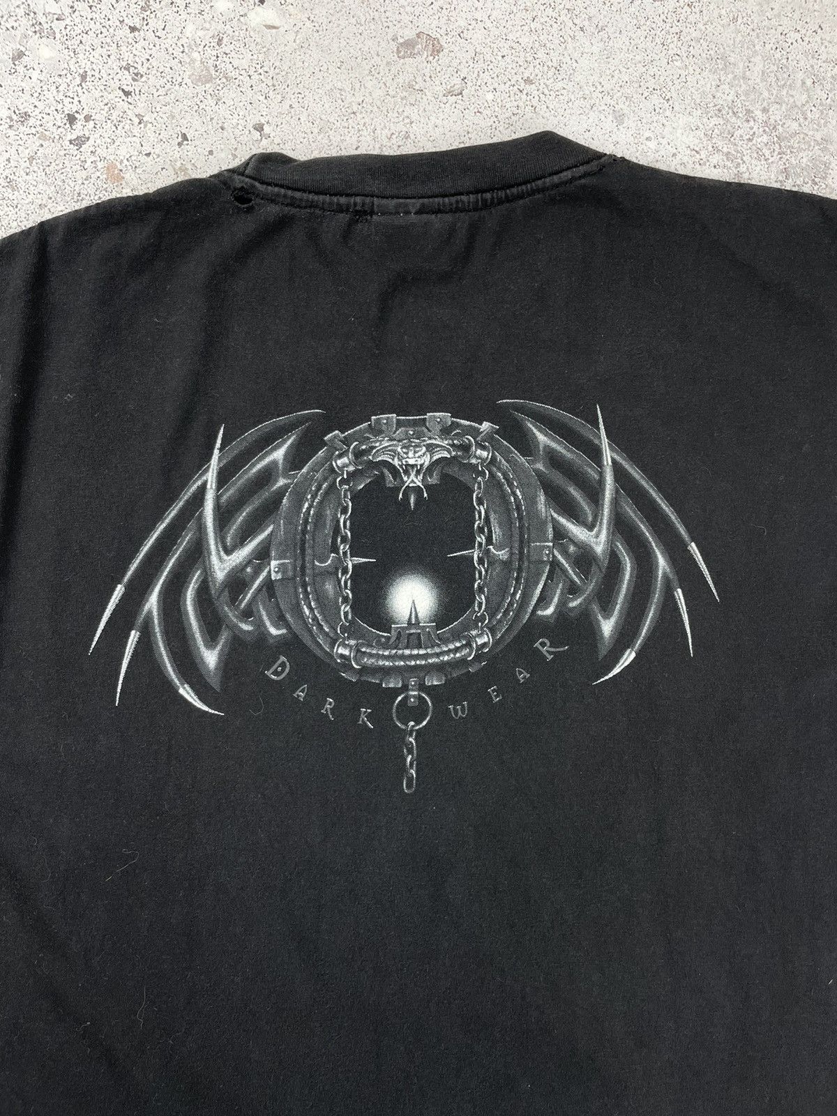 Expert Horror × Vintage Vintage Dark Wear Black Metal Punk Rock Tee T-Shirt Size US M / EU 48-50 / 2 - 7 Thumbnail