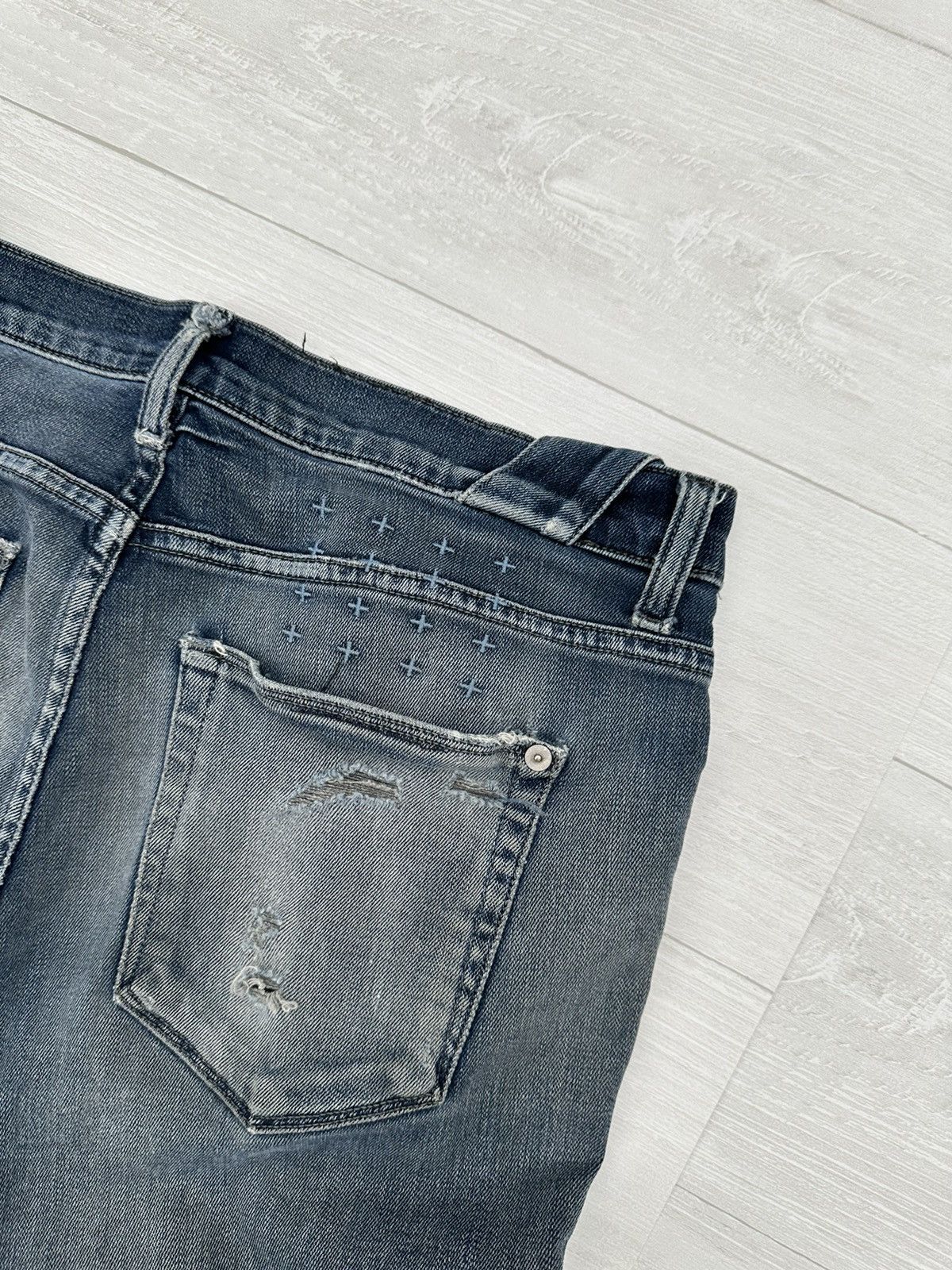 Ksubi × Vintage Vintage Distressed Ksubi Chitch Petrol Denim Jeans Sz. 31 Size US 31 - 8 Thumbnail