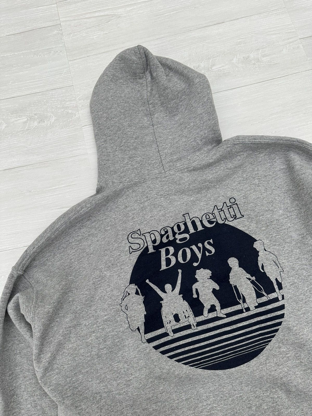 Spaghetti Boys RARE Spaghetti Boys Grey Handicap Logo Hoodie Sz. XXL / 2XL Size US XXL / EU 58 / 5 - 3 Thumbnail