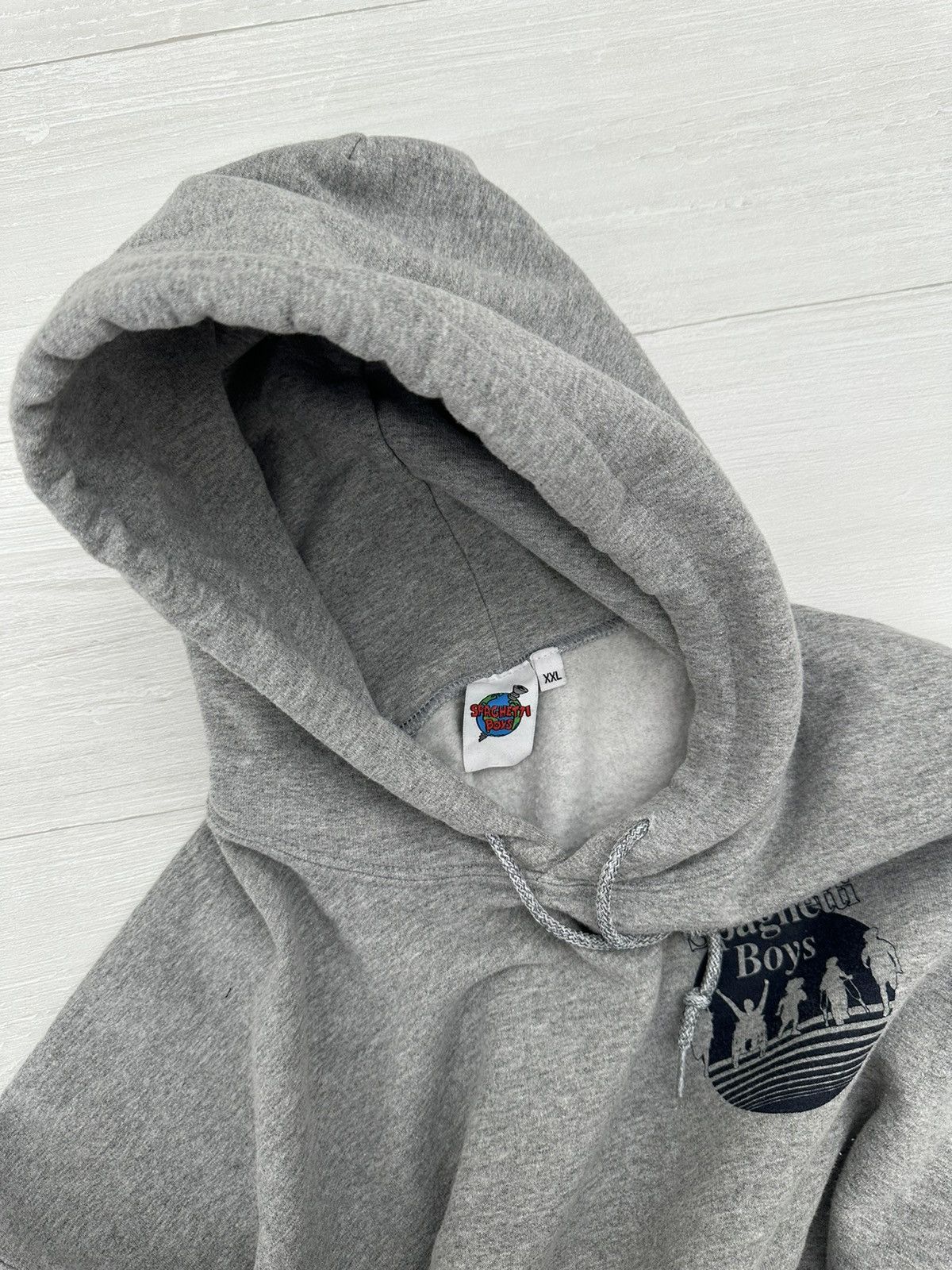 Spaghetti Boys RARE Spaghetti Boys Grey Handicap Logo Hoodie Sz. XXL / 2XL Size US XXL / EU 58 / 5 - 6 Thumbnail