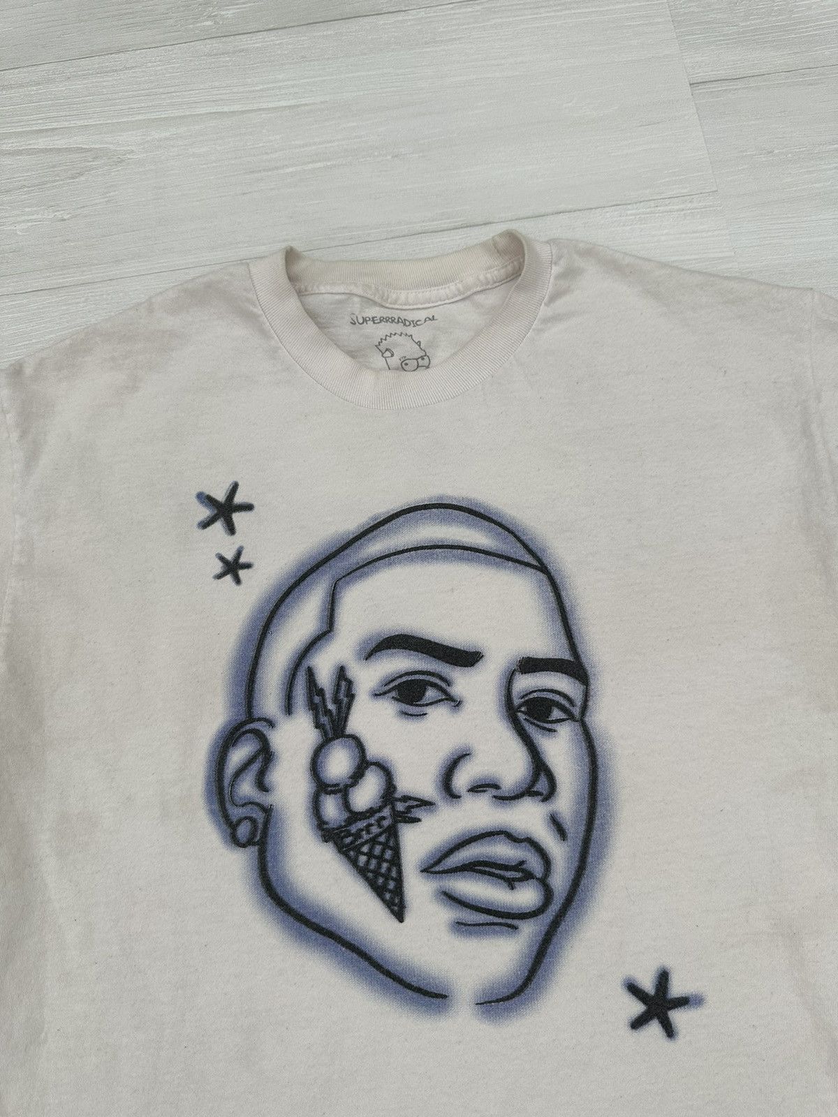 Superrradical Superrradical Graffiti Airbrushed Gucci Mane Portrait Tee Size US L / EU 52-54 / 3 - 2 Thumbnail