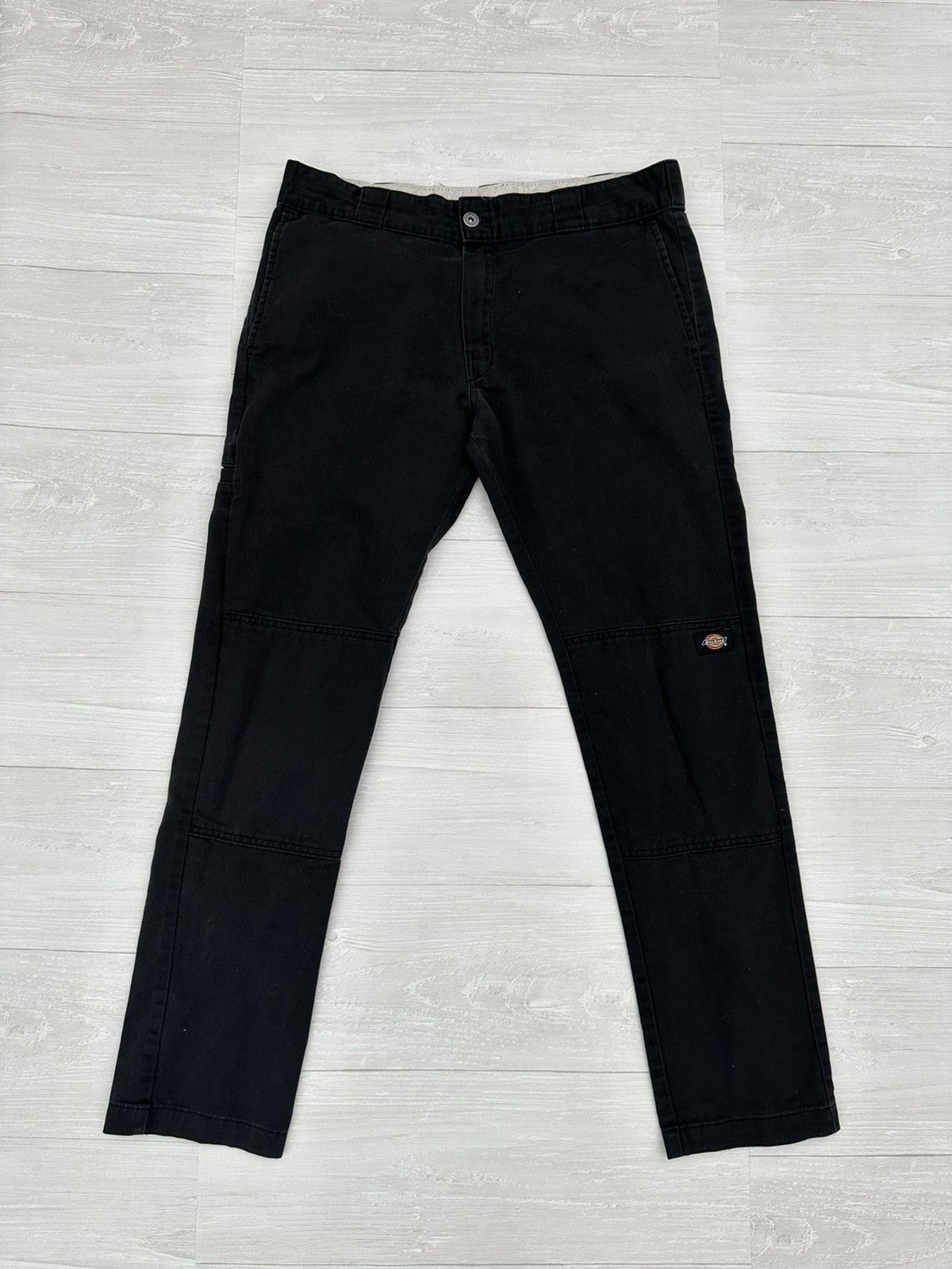 Dickies Dickies Black Skinny Straight Work Pants Sz. 34 Size US 34 / EU 50 - 1 Thumbnail