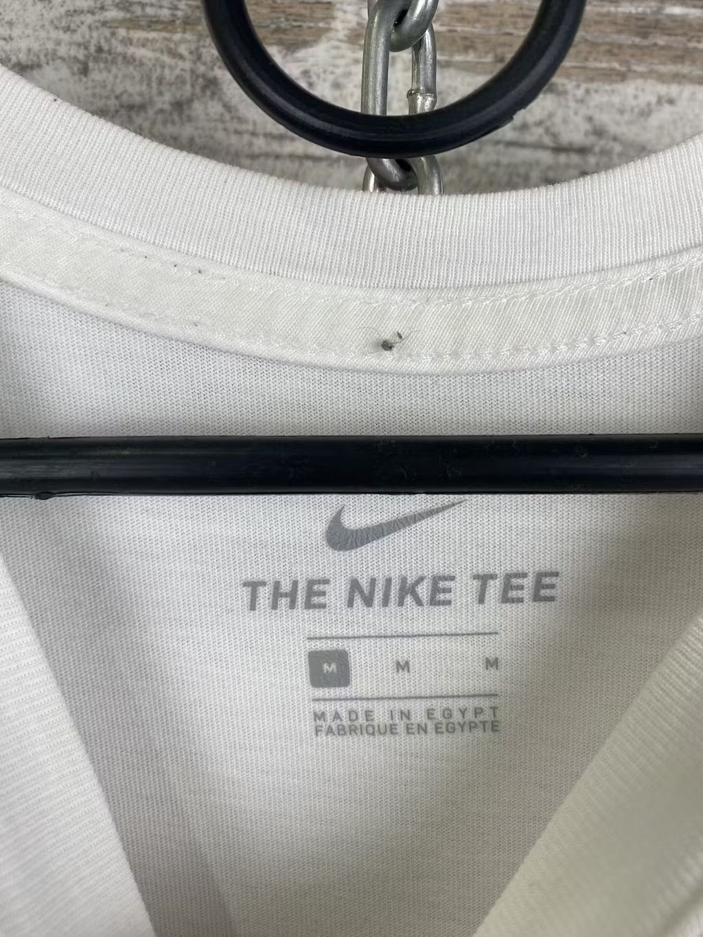 Nike × Vintage Mens Vintage distressed Nike T-shirt rare tee y2k big logo Size US M / EU 48-50 / 2 - 3 Thumbnail