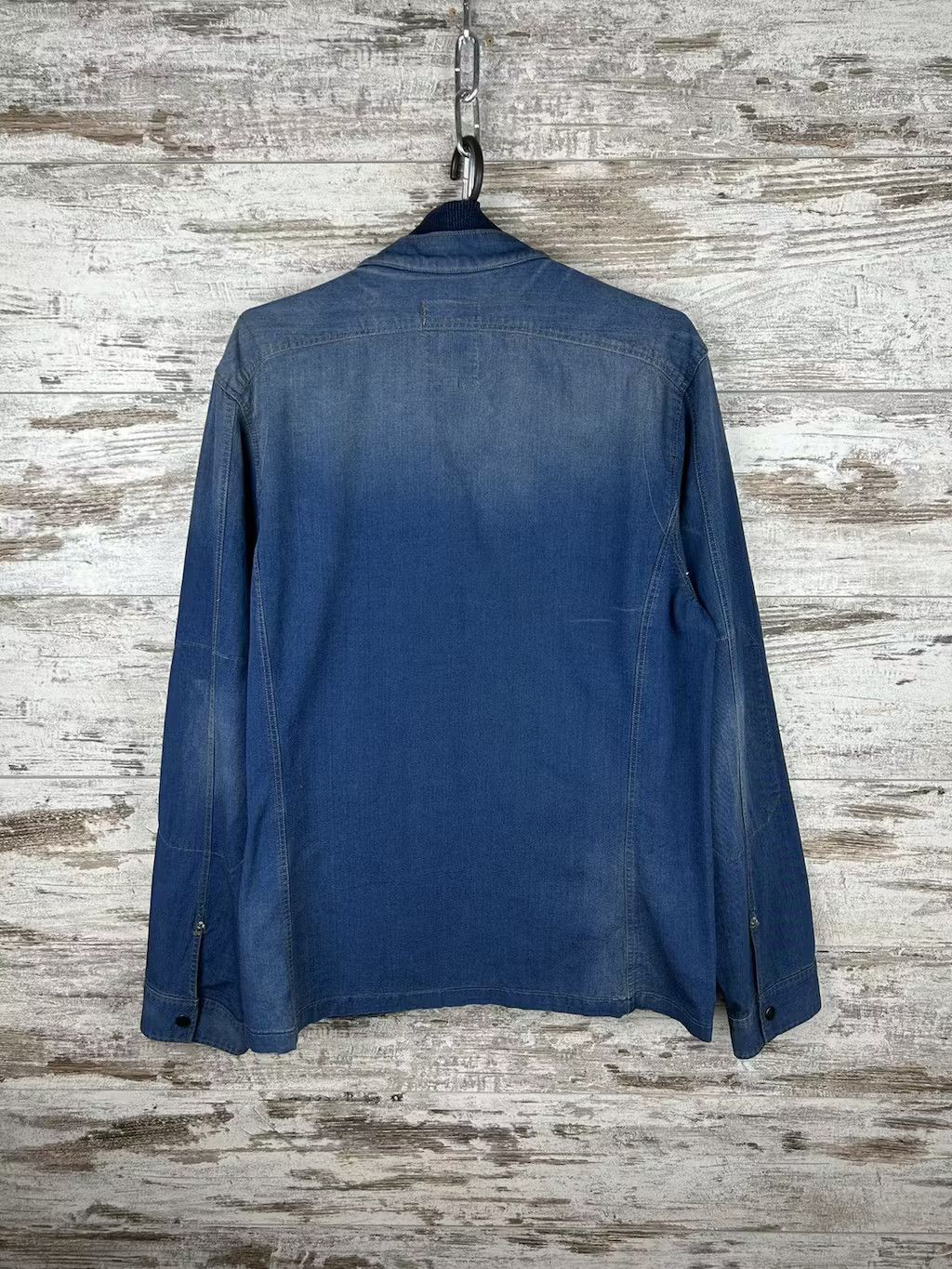 G-Star × Vintage Mens G Star Raw Denim Jacket overshot streetwear y2k Size US L / EU 52-54 / 3 - 7 Thumbnail