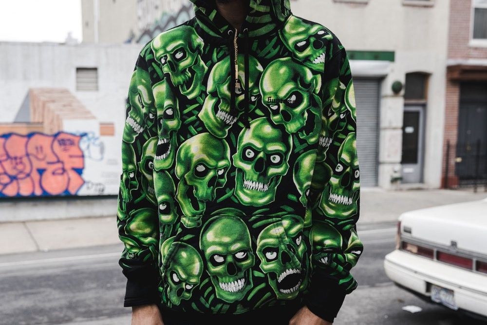 supreme skull sweatshirt