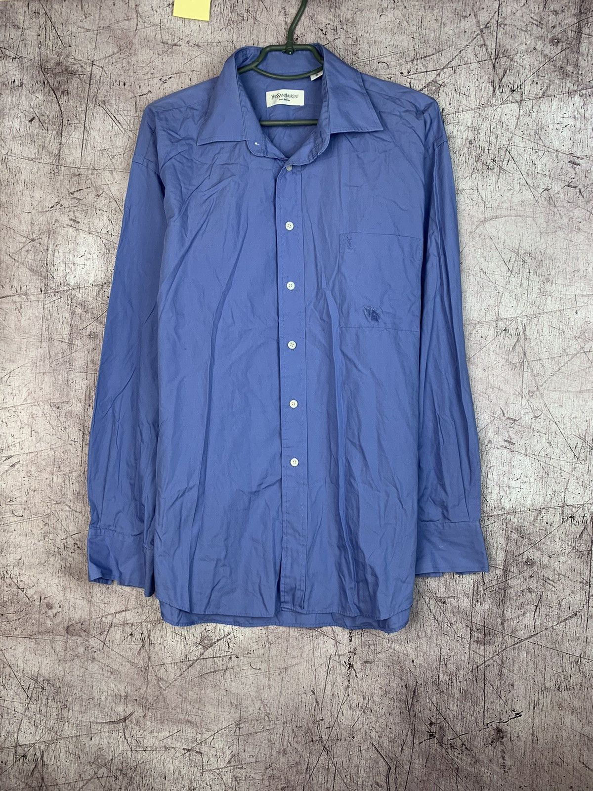 Yves Saint Laurent Vintage Yves Saint Laurent Mens Long Sleeve Shirt Size US XL / EU 56 / 4 - 1 Thumbnail