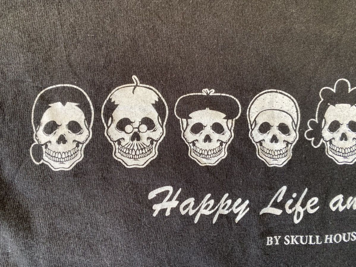 20471120 × Japanese Brand Vtg Skull House Happy life and Death tee Size US L / EU 52-54 / 3 - 4 Thumbnail