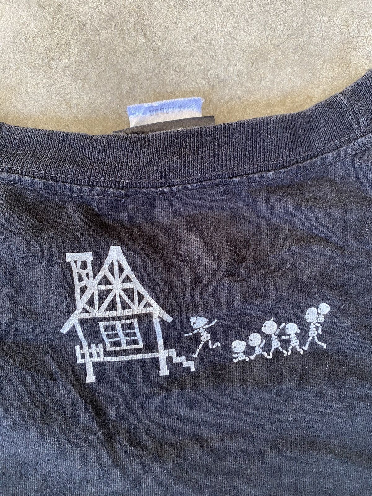 20471120 × Japanese Brand Vtg Skull House Happy life and Death tee Size US L / EU 52-54 / 3 - 7 Thumbnail