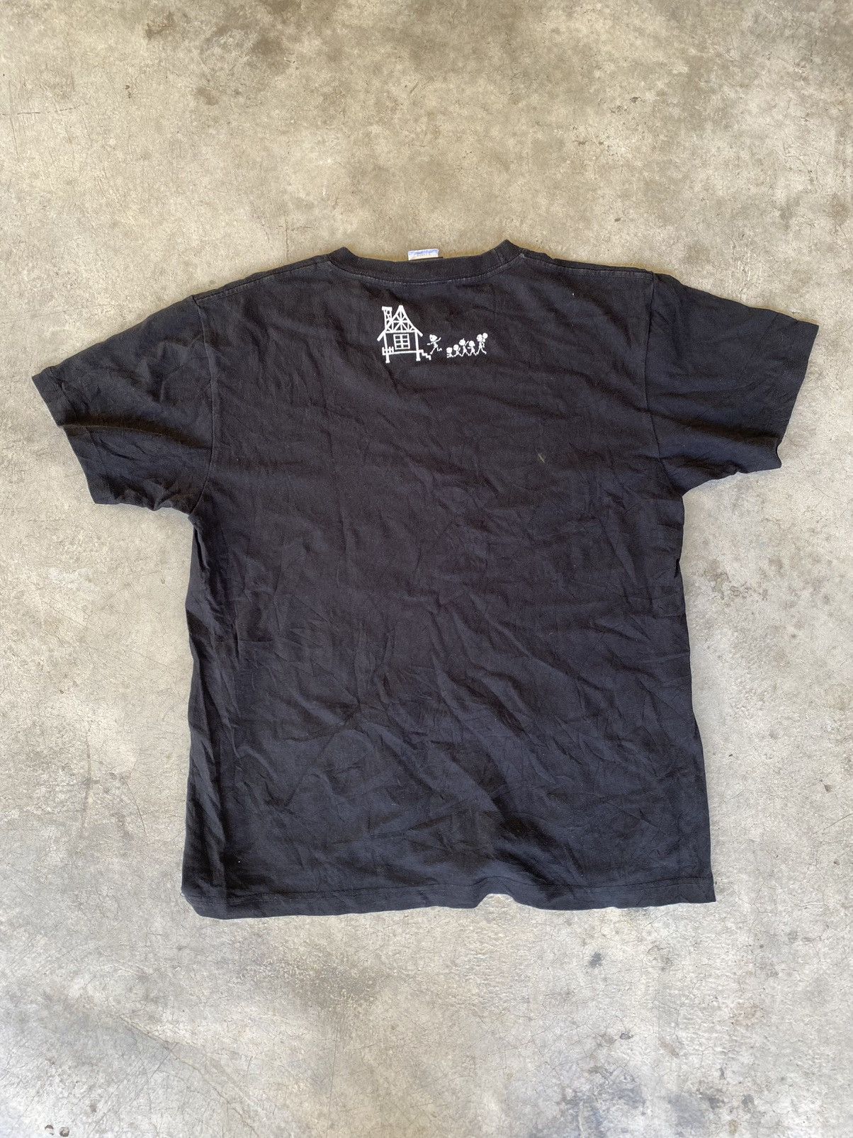 20471120 × Japanese Brand Vtg Skull House Happy life and Death tee Size US L / EU 52-54 / 3 - 6 Thumbnail