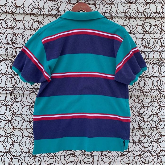 Eddie Bauer Vintage 90s Eddie Bauer striped polo shirt | Grailed