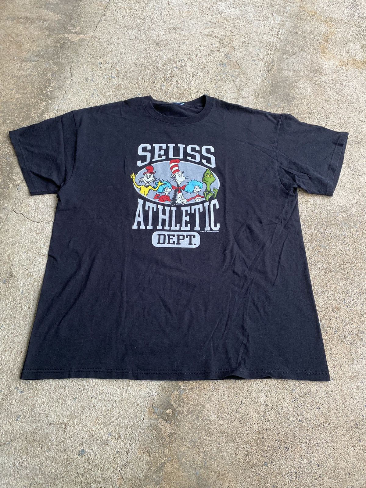 Japanese Brand × Vintage Vintage 90’s Dr Seuss Athletic XXL Shirt Size US XXL / EU 58 / 5 - 1 Thumbnail