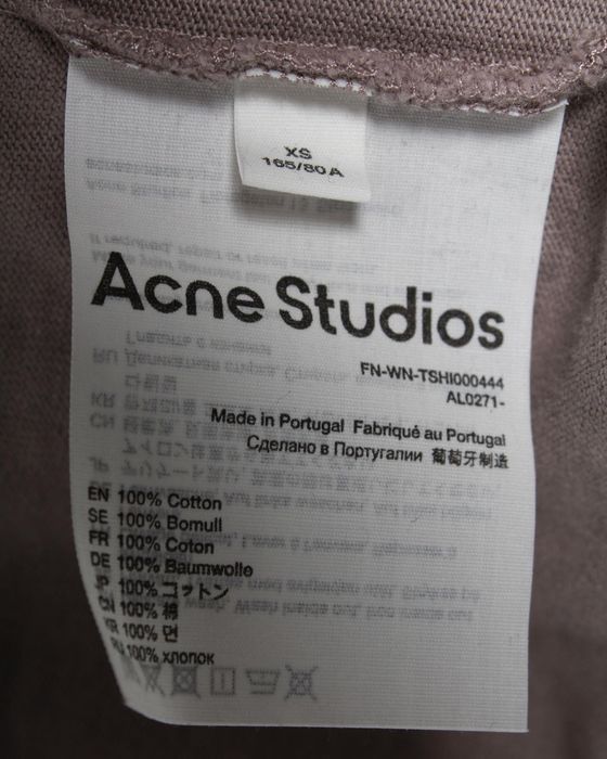 Acne Studios Acne Studios Edra Airbrush Oversized Tee in Grey