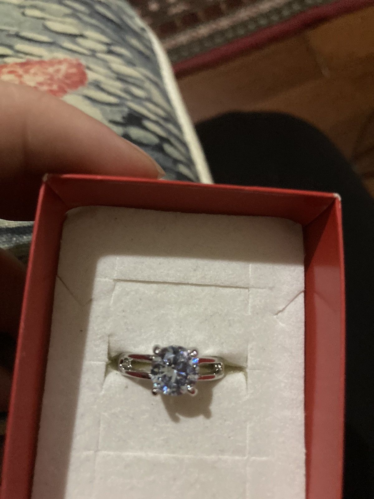 Jewelry Silver plated and sparkly ring Size ONE SIZE - 2 Thumbnail