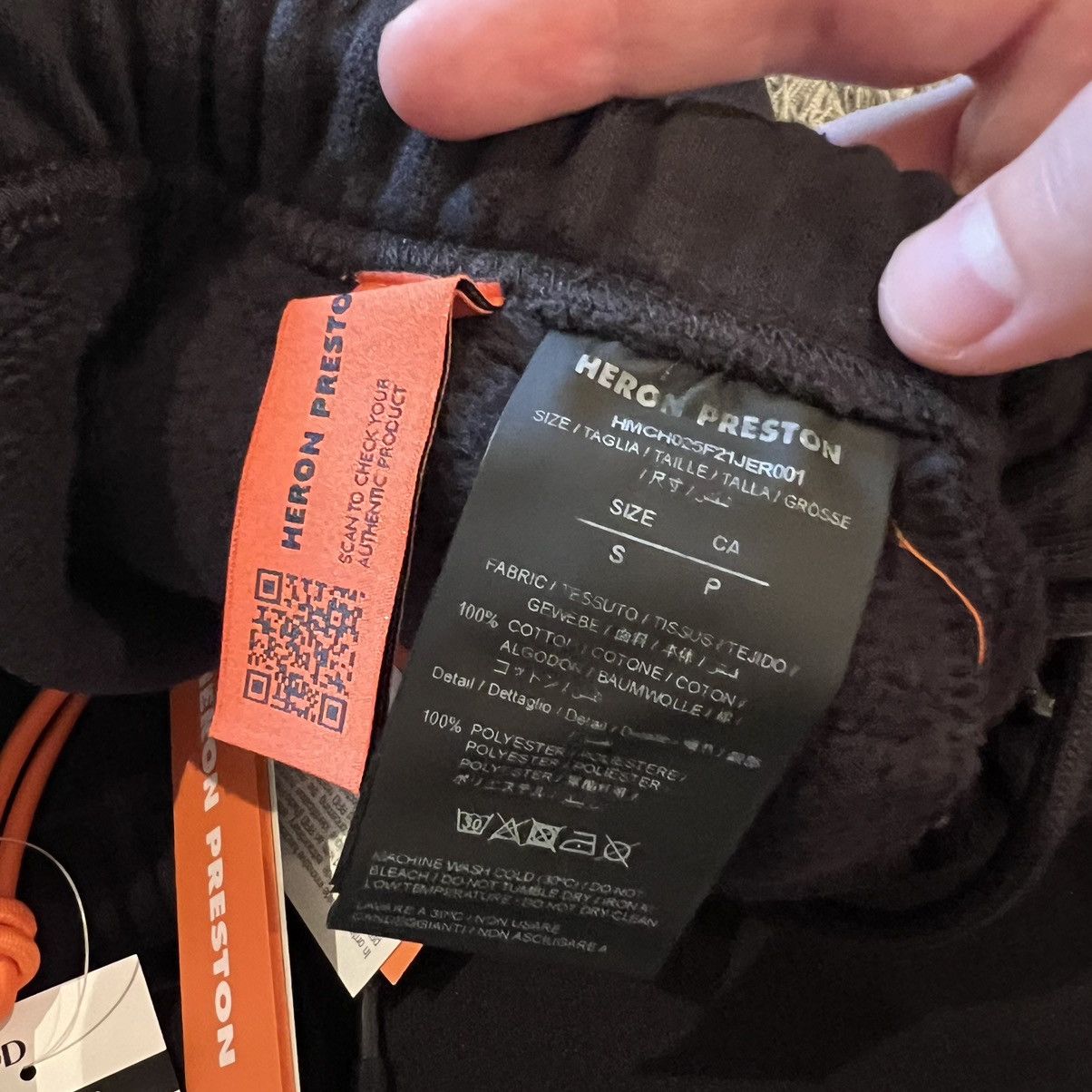 Heron Preston Heron Preston abstract logo sweatpants joggers size S BNWT Size US 31 - 5 Thumbnail