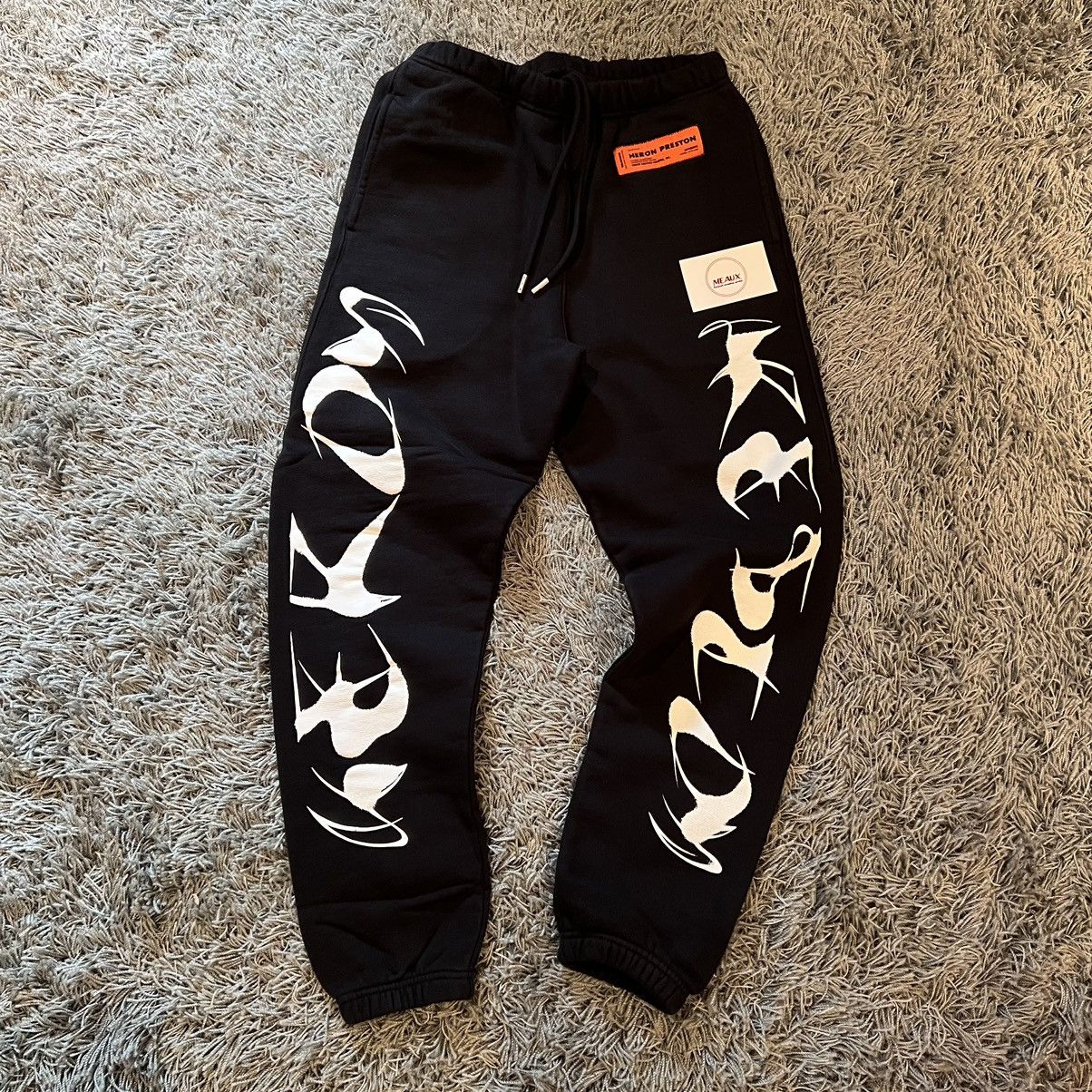 Heron Preston Heron Preston abstract logo sweatpants joggers size S BNWT Size US 31 - 1 Thumbnail