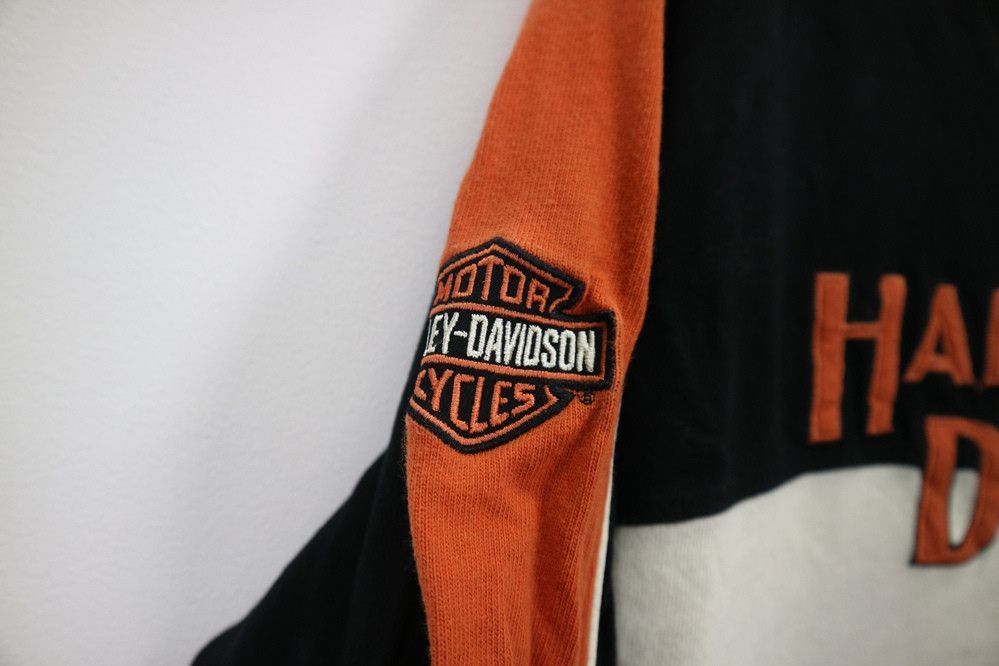 Harley Davidson Vintage Harley Davidson Motor Cycle Sweatshirts Spell Out Size US L / EU 52-54 / 3 - 3 Thumbnail
