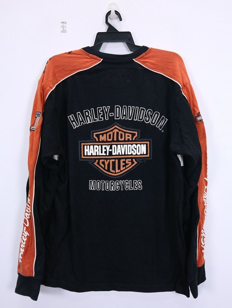 Harley Davidson Vintage Harley Davidson Motor Cycle Sweatshirts Spell Out Size US L / EU 52-54 / 3 - 5 Thumbnail