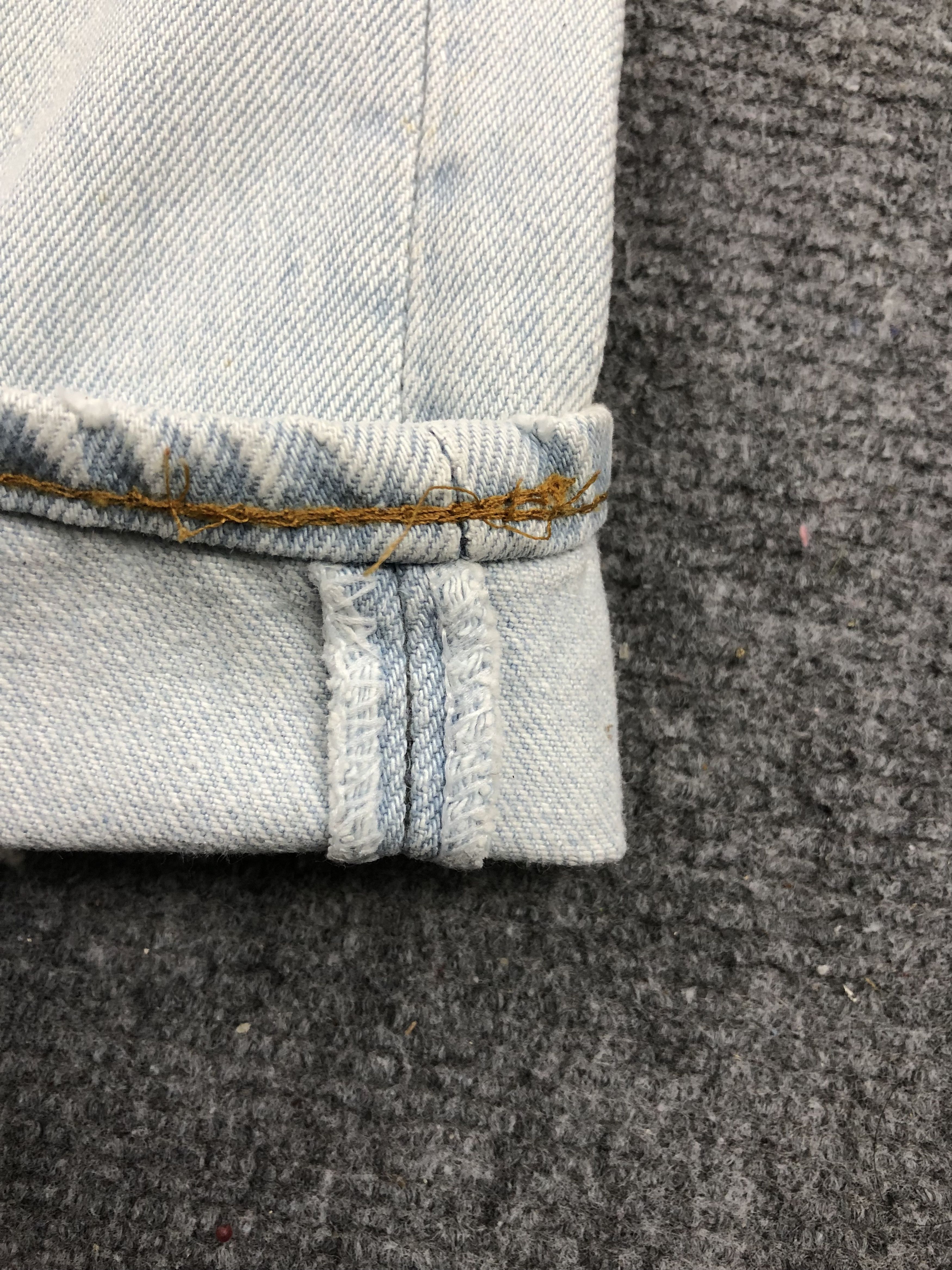 Levi's Vintage 80s Levis 501 White Jeans DP1600 Size US 30 / EU 46 - 7 Thumbnail