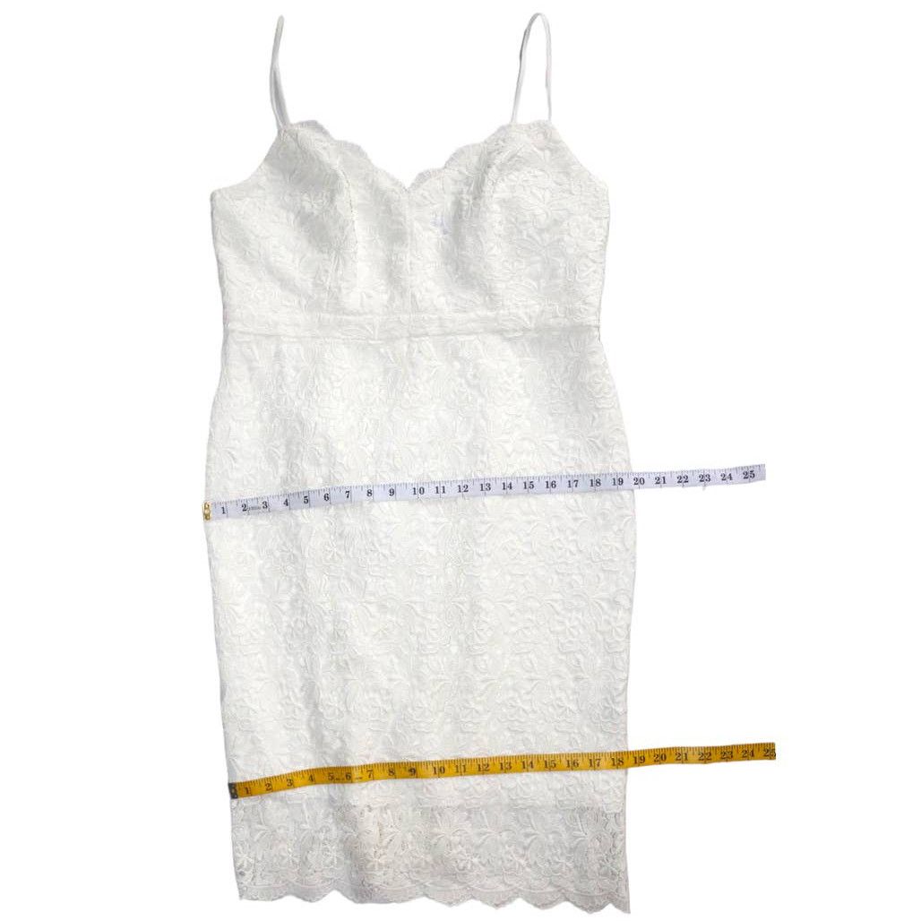 Crew Guipure Lace Spagetti Dress Size 16 Style H7373