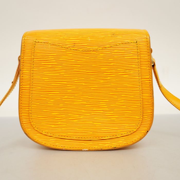 Louis Vuitton Shoulder Bag Epi Mini Saint Cloud PM Yellow M52219