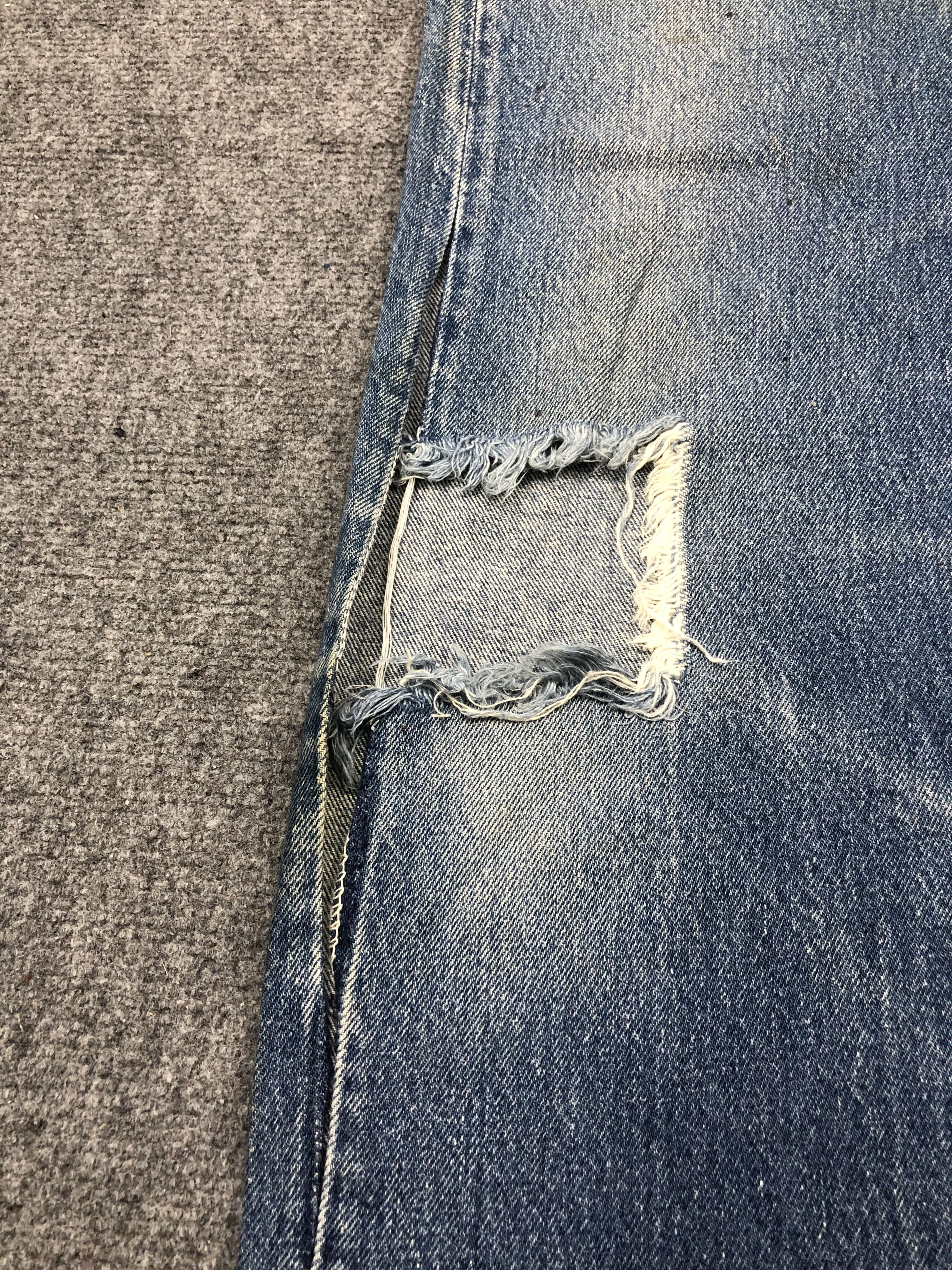 Levi's Vintage 80s Levis 501 Distressed Jeans DP1641 Size US 30 / EU 46 - 12 Thumbnail