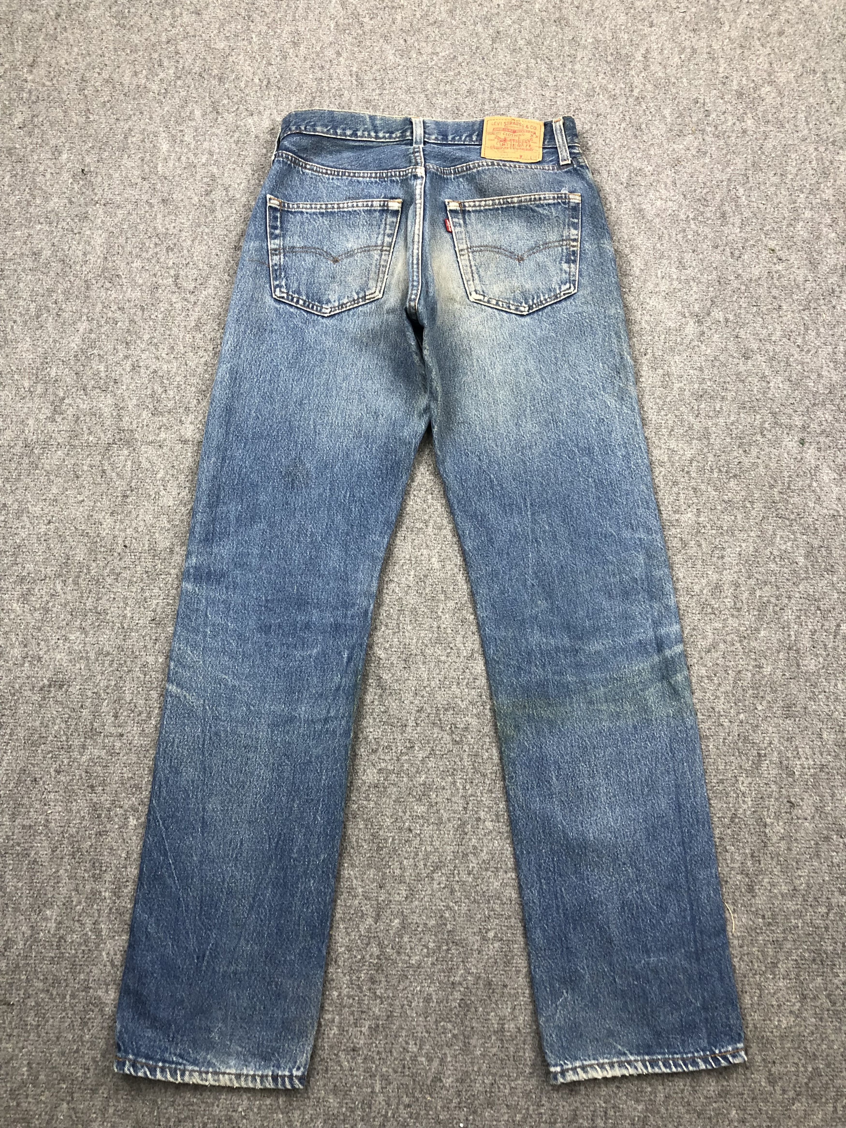 Levi's Vintage 80s Levis 501 Distressed Jeans DP1641 Size US 30 / EU 46 - 3 Thumbnail