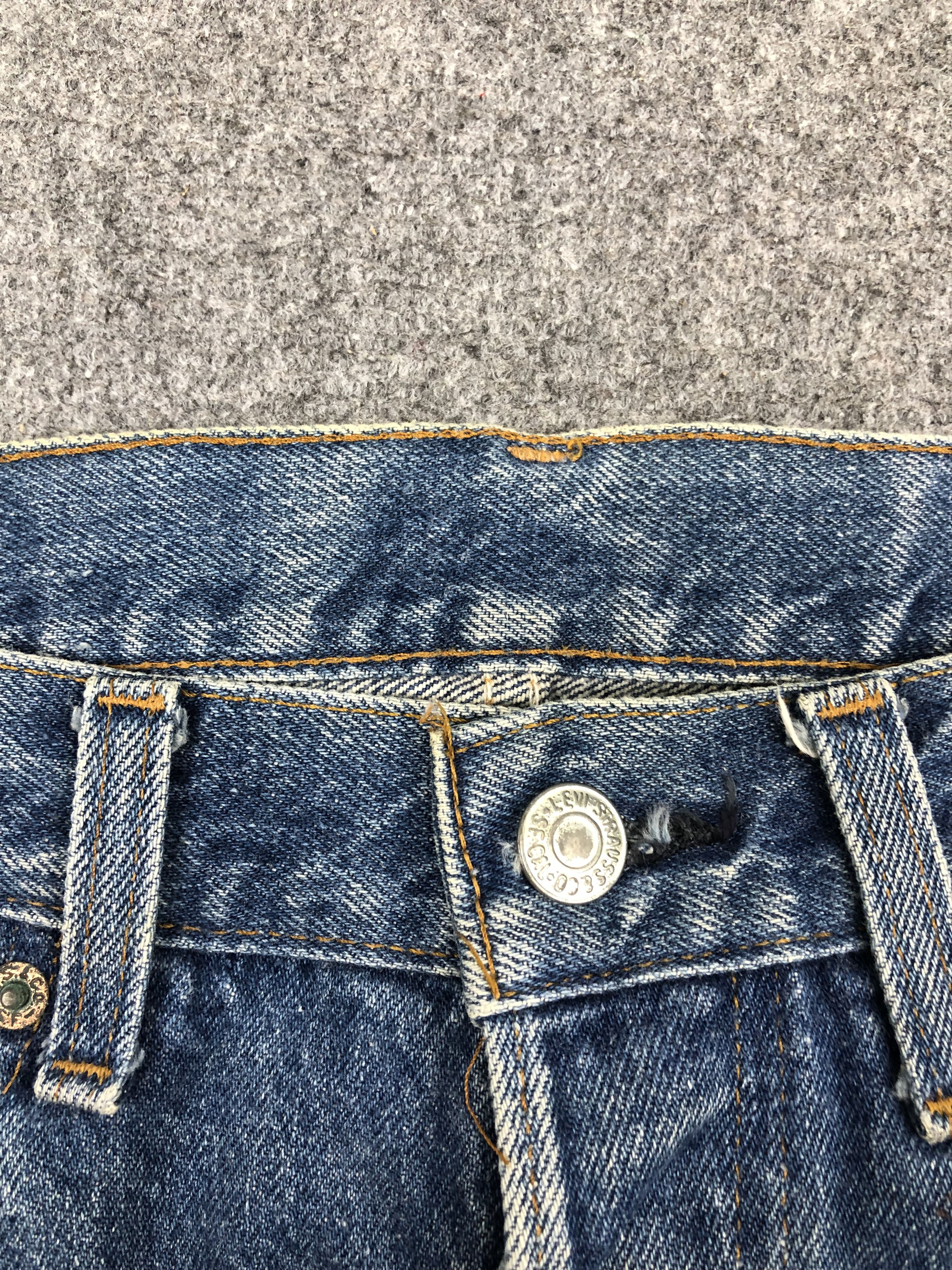 Levi's Vintage 80s Levis 501 Distressed Jeans DP1641 Size US 30 / EU 46 - 13 Thumbnail