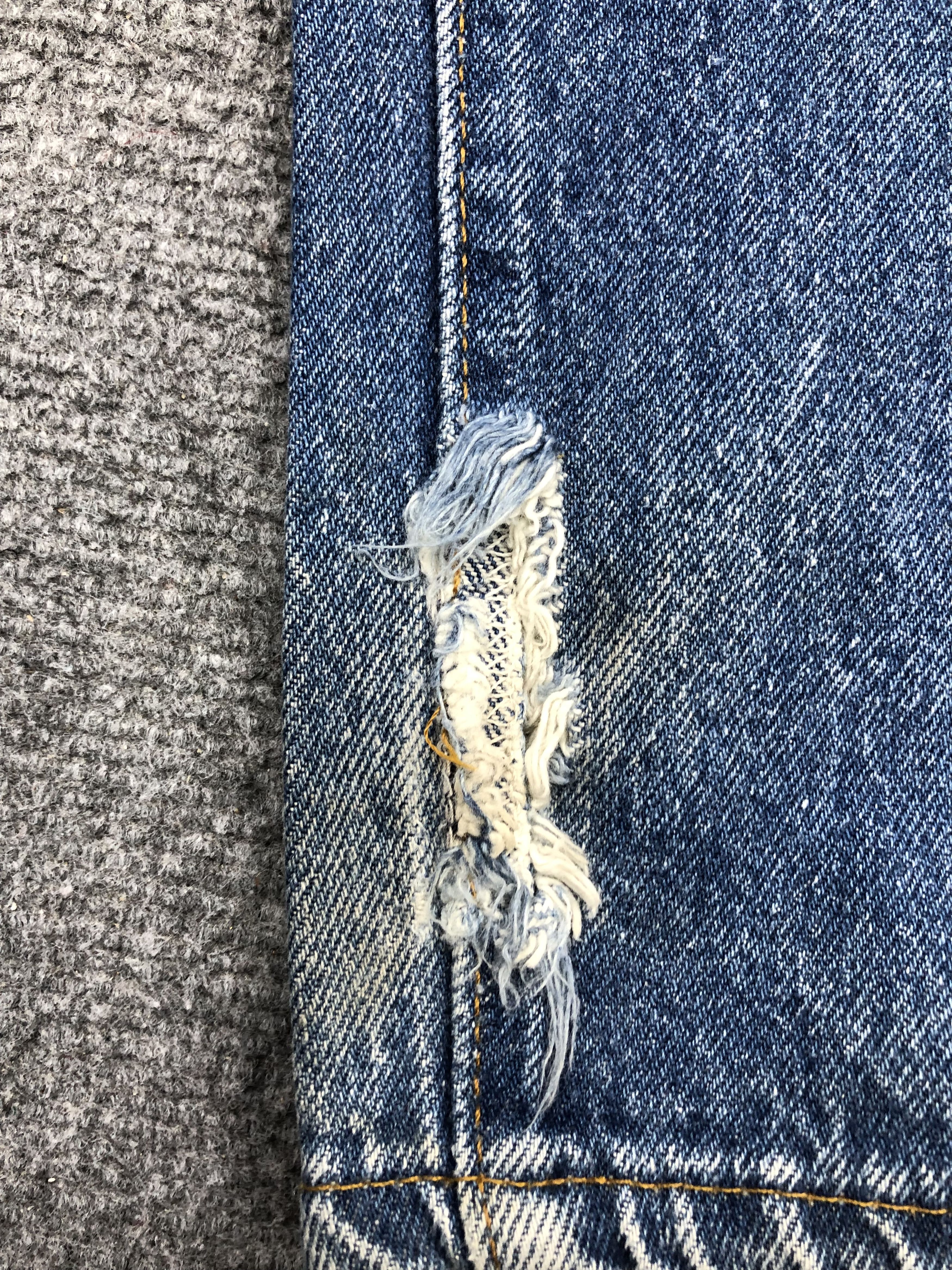 Levi's Vintage 80s Levis 501 Distressed Jeans DP1641 Size US 30 / EU 46 - 11 Thumbnail