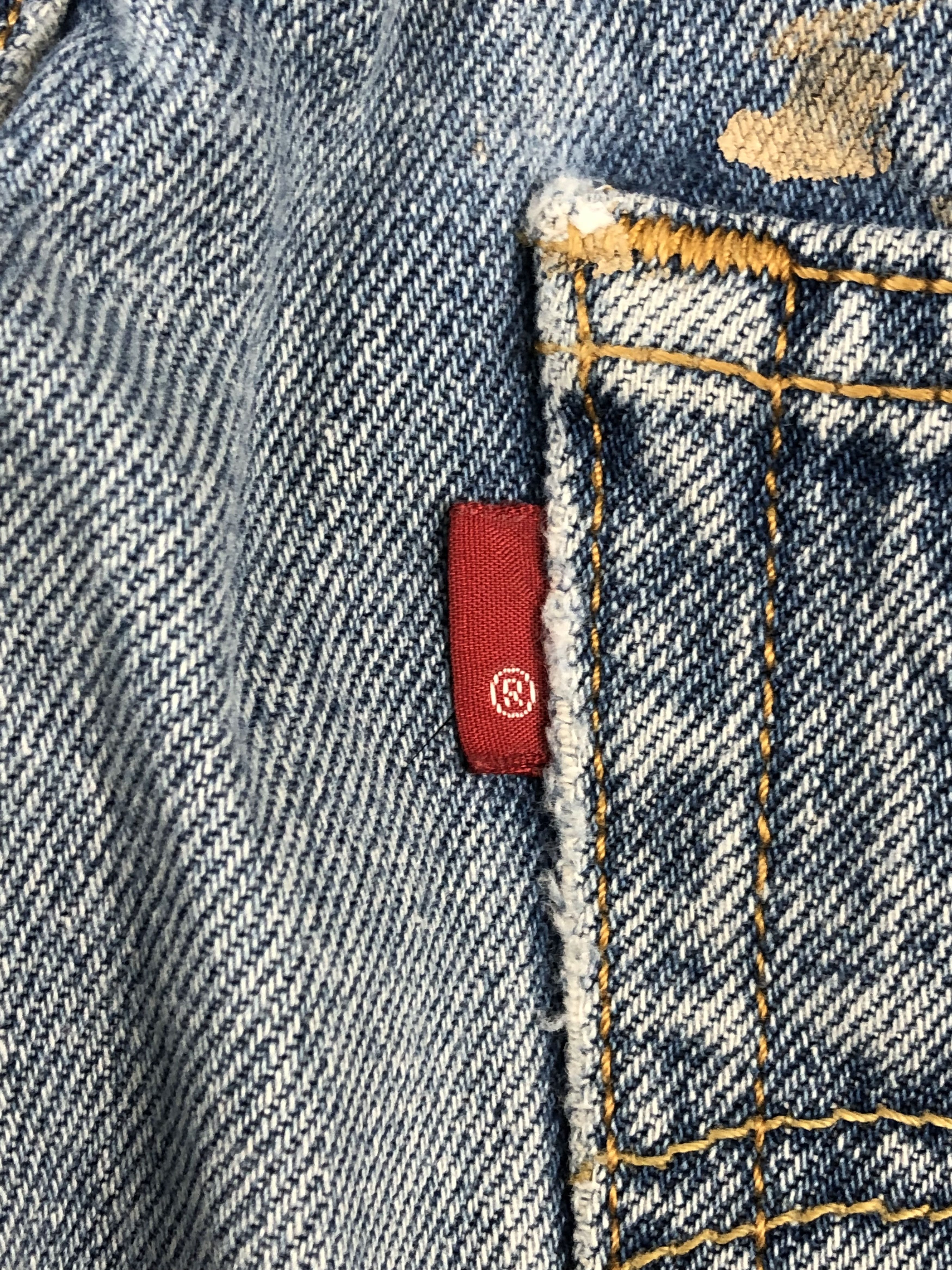 Levi's Vintage Levis 501 Distressed Blue Jeans DP1659 Size US 29 - 8 Thumbnail