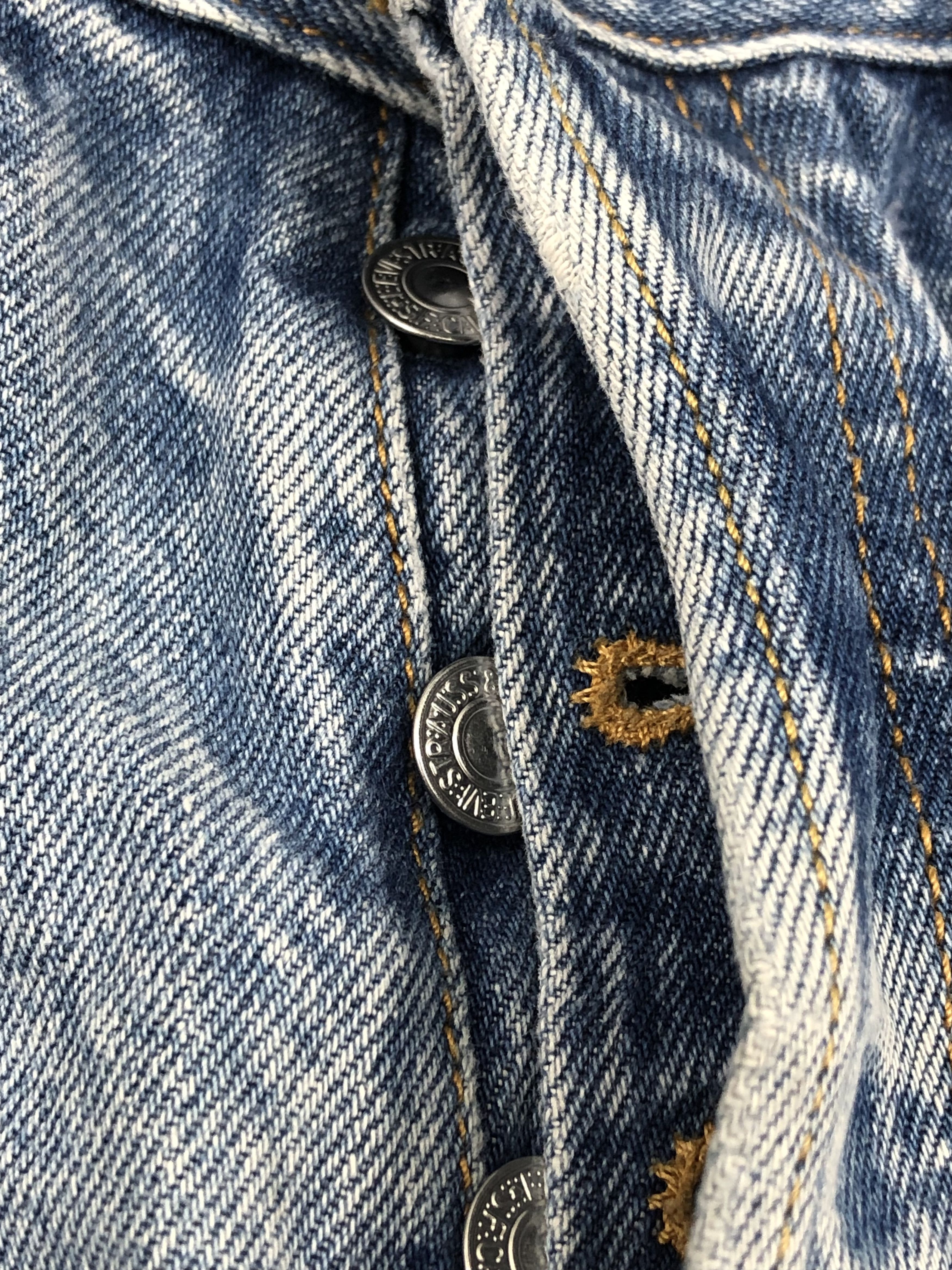 Levi's Vintage Levis 501 Distressed Blue Jeans DP1659 Size US 29 - 13 Thumbnail