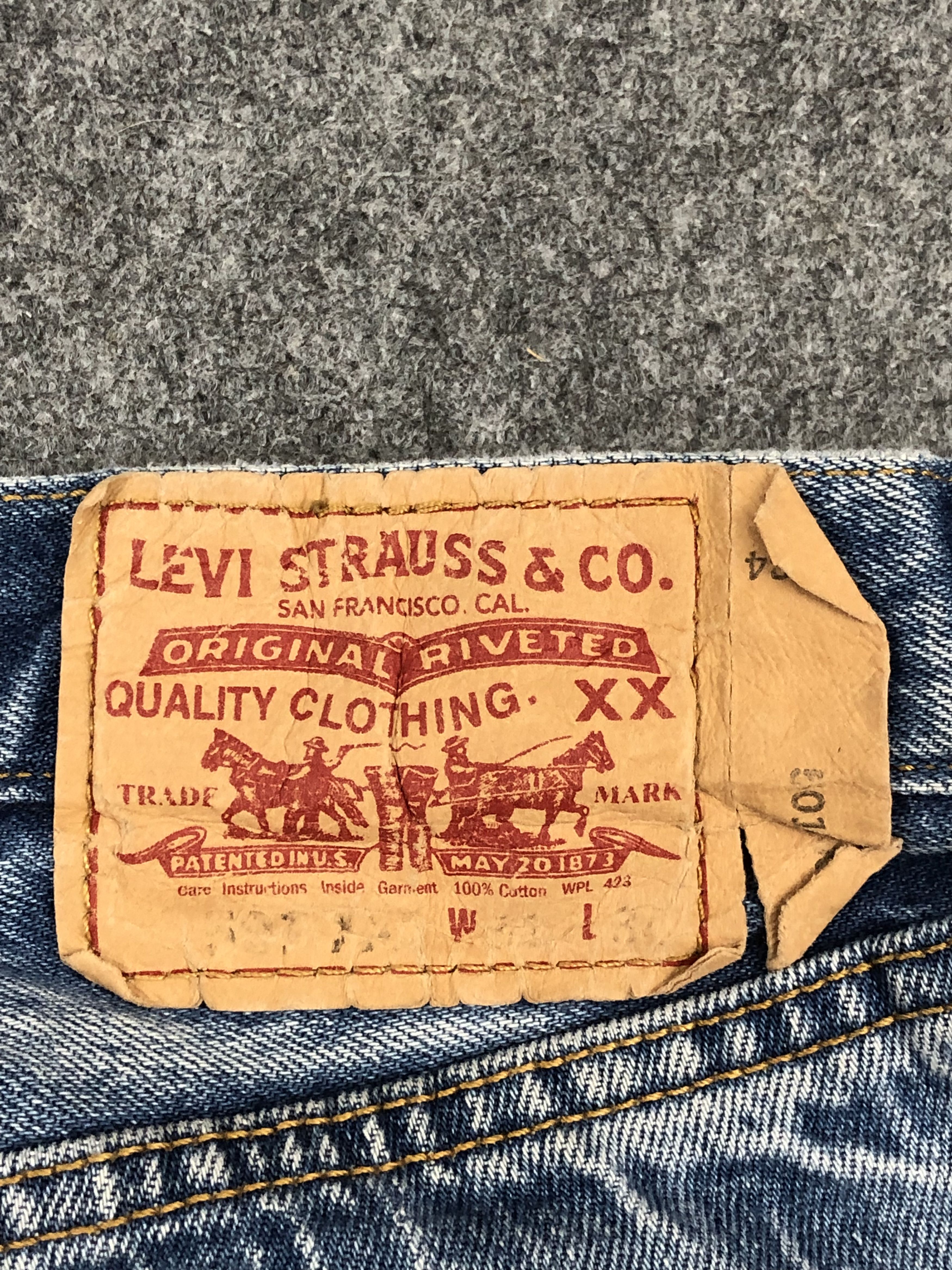Levi's Vintage Levis 501 Distressed Blue Jeans DP1659 Size US 29 - 5 Thumbnail