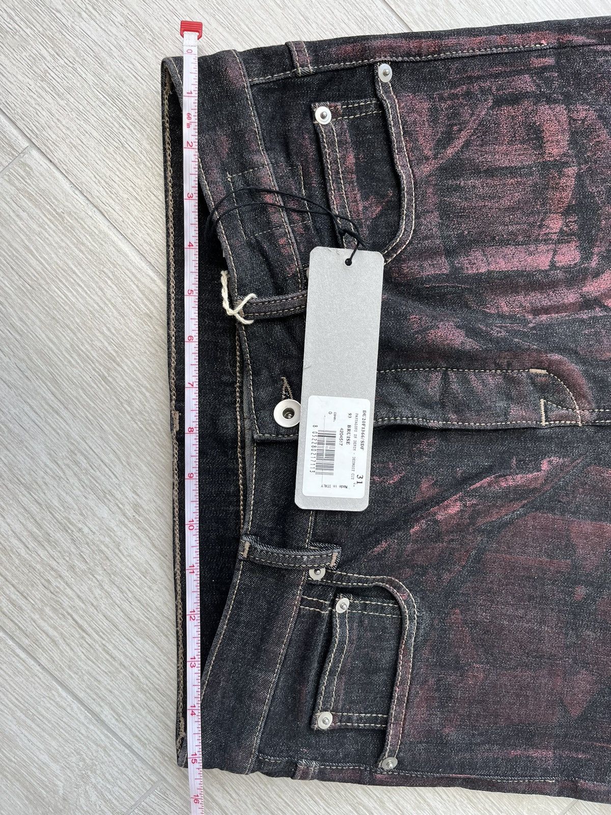 Rick Owens NEW 🔥 SAMPLE BRUISE PERFORMA JEANS CARTI GUNNA ASAP Size US 31 - 11 Thumbnail