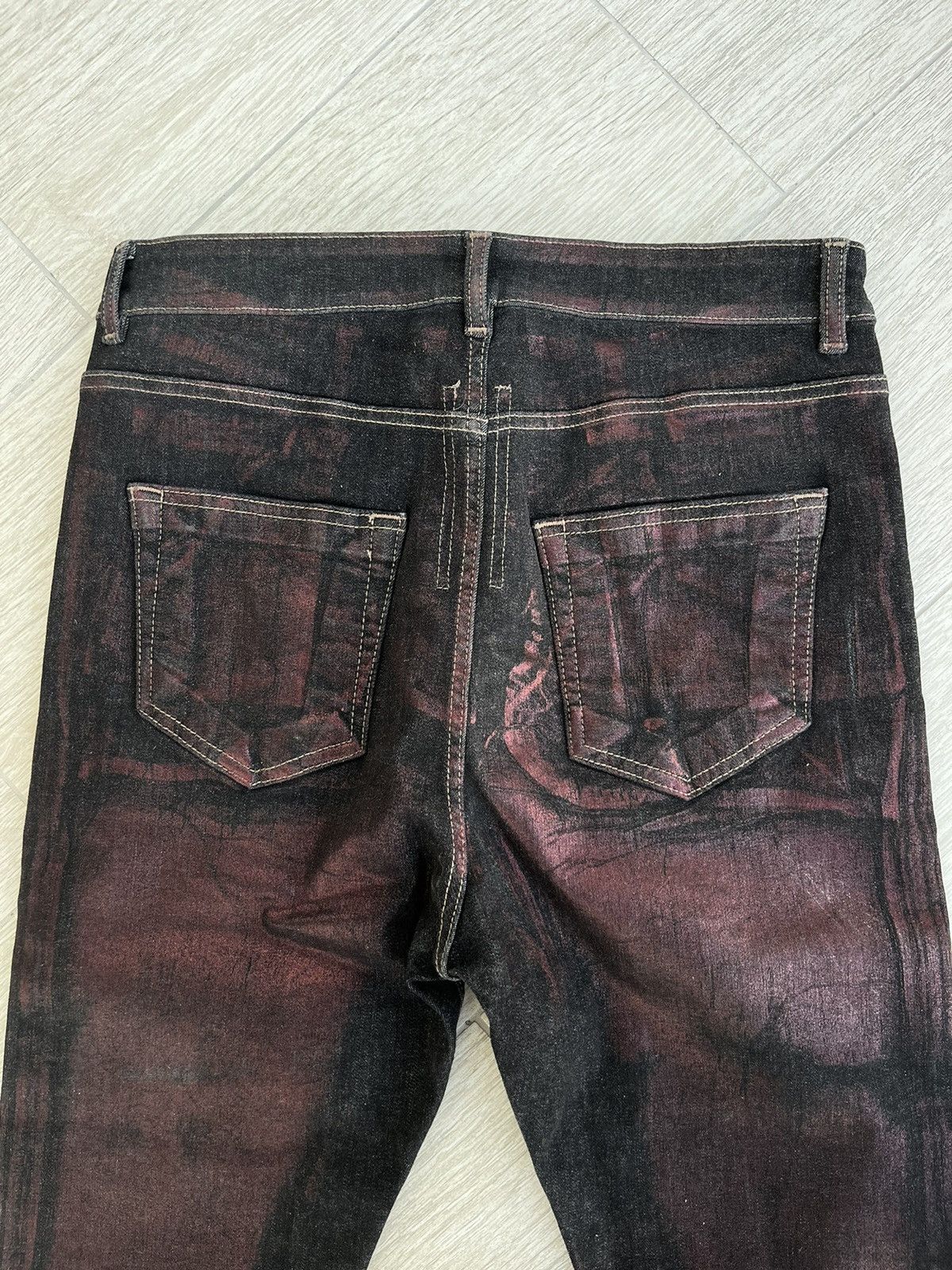 Rick Owens NEW 🔥 SAMPLE BRUISE PERFORMA JEANS CARTI GUNNA ASAP Size US 31 - 6 Thumbnail