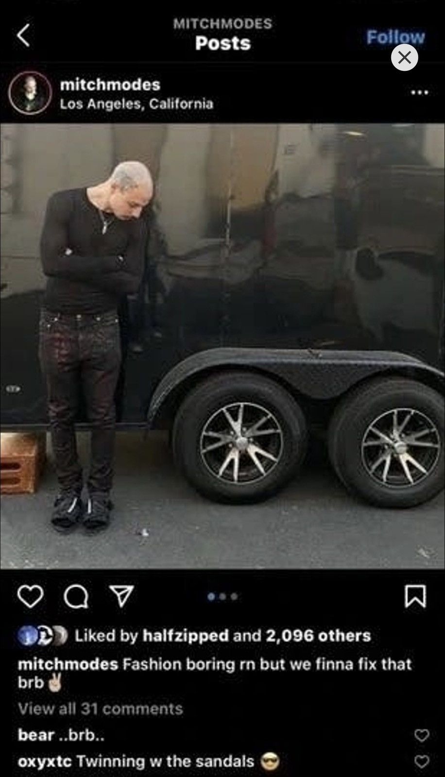 Rick Owens NEW 🔥 SAMPLE BRUISE PERFORMA JEANS CARTI GUNNA ASAP Size US 31 - 7 Thumbnail