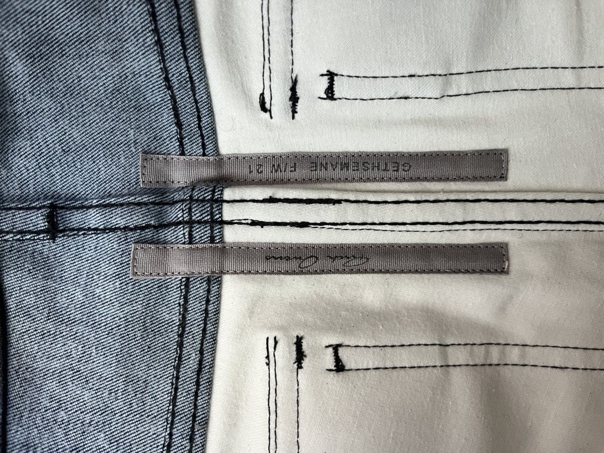 Rick Owens × Rick Owens Drkshdw NEW 🔥 1:1 COATED SLASHED DENIM SEEN ON BLOODY OSIRIS CARTI Size 27" / US 4 / IT 40 - 11 Thumbnail