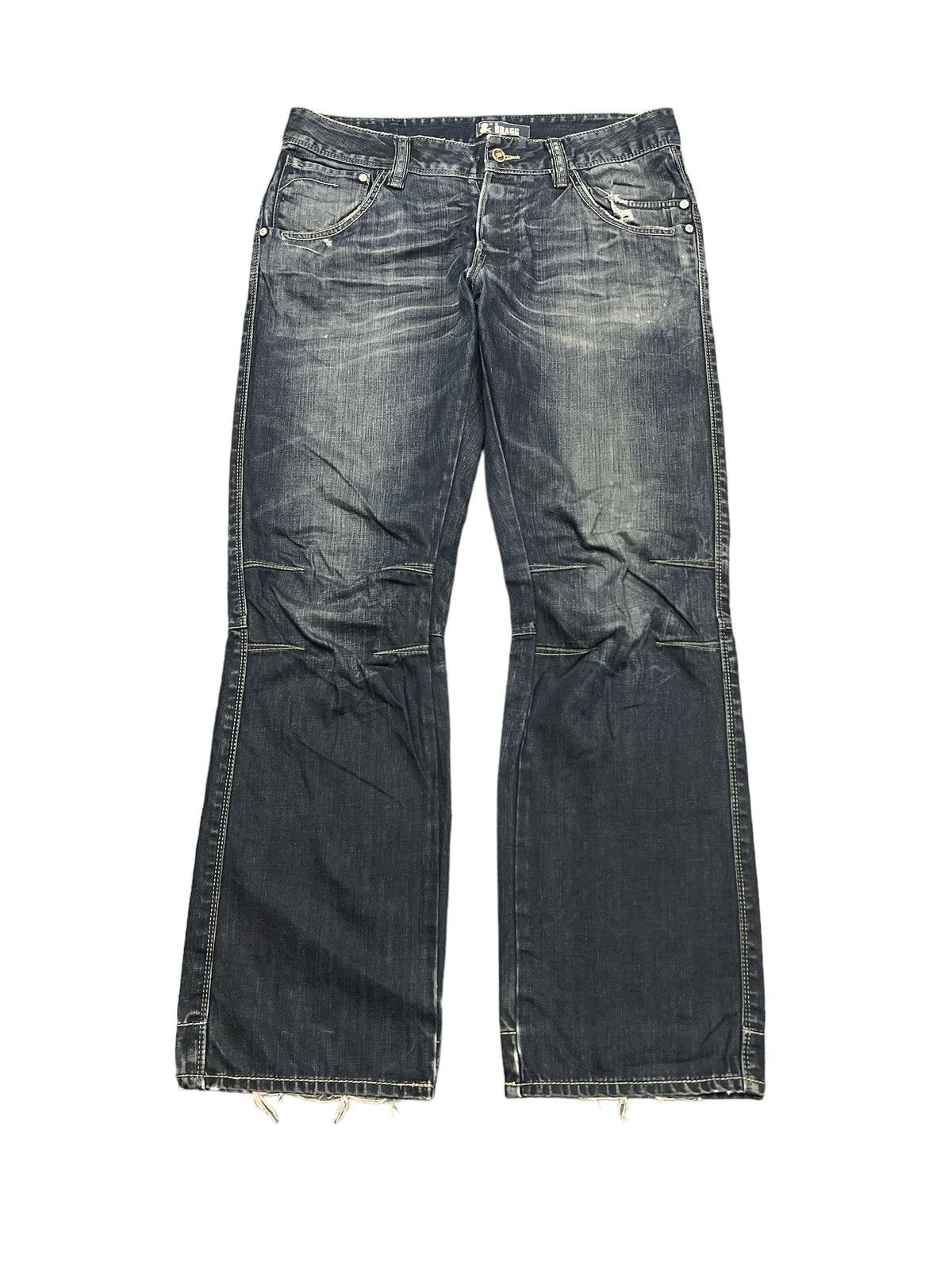 FLARED💥 & BRAGG DISTRESSED DENIM PANT