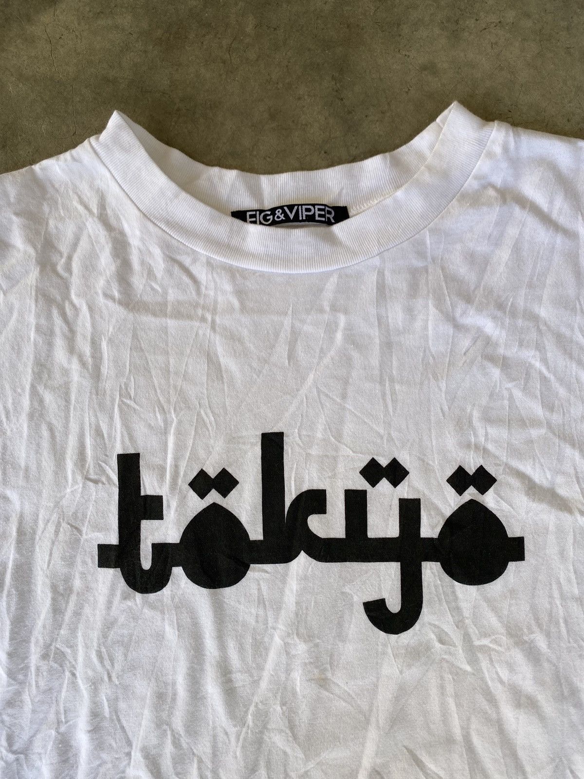 Beauty Beast × Hysteric Glamour × Japanese Brand TOKYO arabic word logo tee Fig & Viper Made in Japan Size US L / EU 52-54 / 3 - 3 Thumbnail