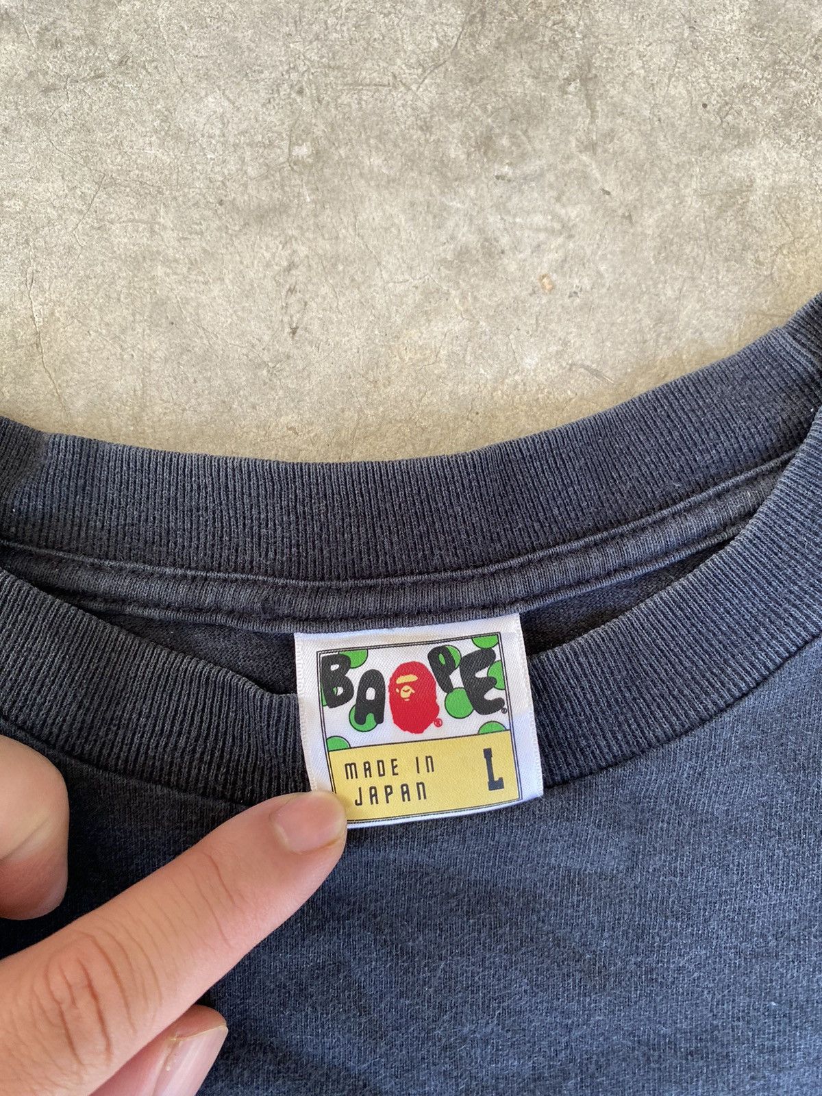 Bape SS08 BAPE Baby Milo Skull tee Size US L / EU 52-54 / 3 - 7 Thumbnail