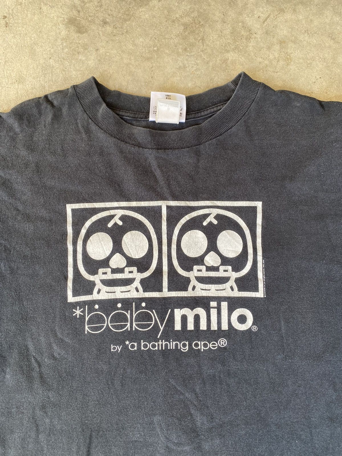 Bape SS08 BAPE Baby Milo Skull tee Size US L / EU 52-54 / 3 - 3 Thumbnail