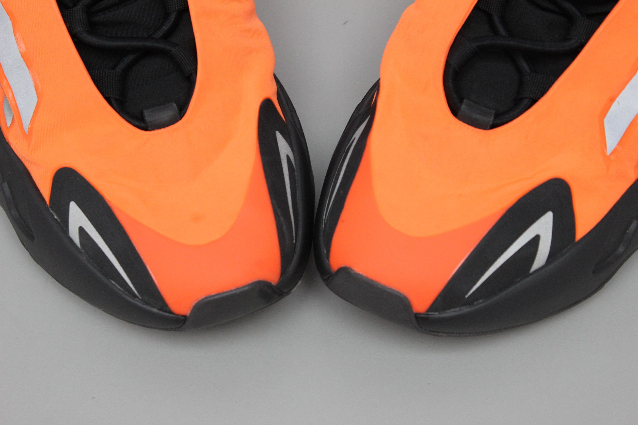 yeezy 700 mnvn orange on feet