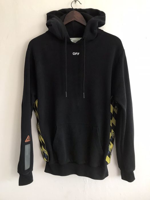 Off white store industrial tape hoodie