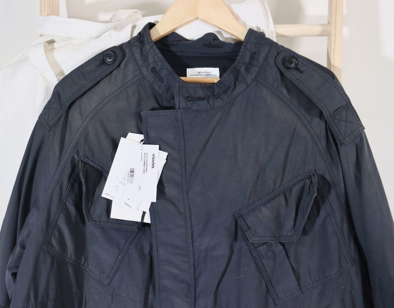 Visvim Visvim 23ss Bega Combat Coat size2 Navy Size US M / EU 48-50 / 2 - 6 Thumbnail
