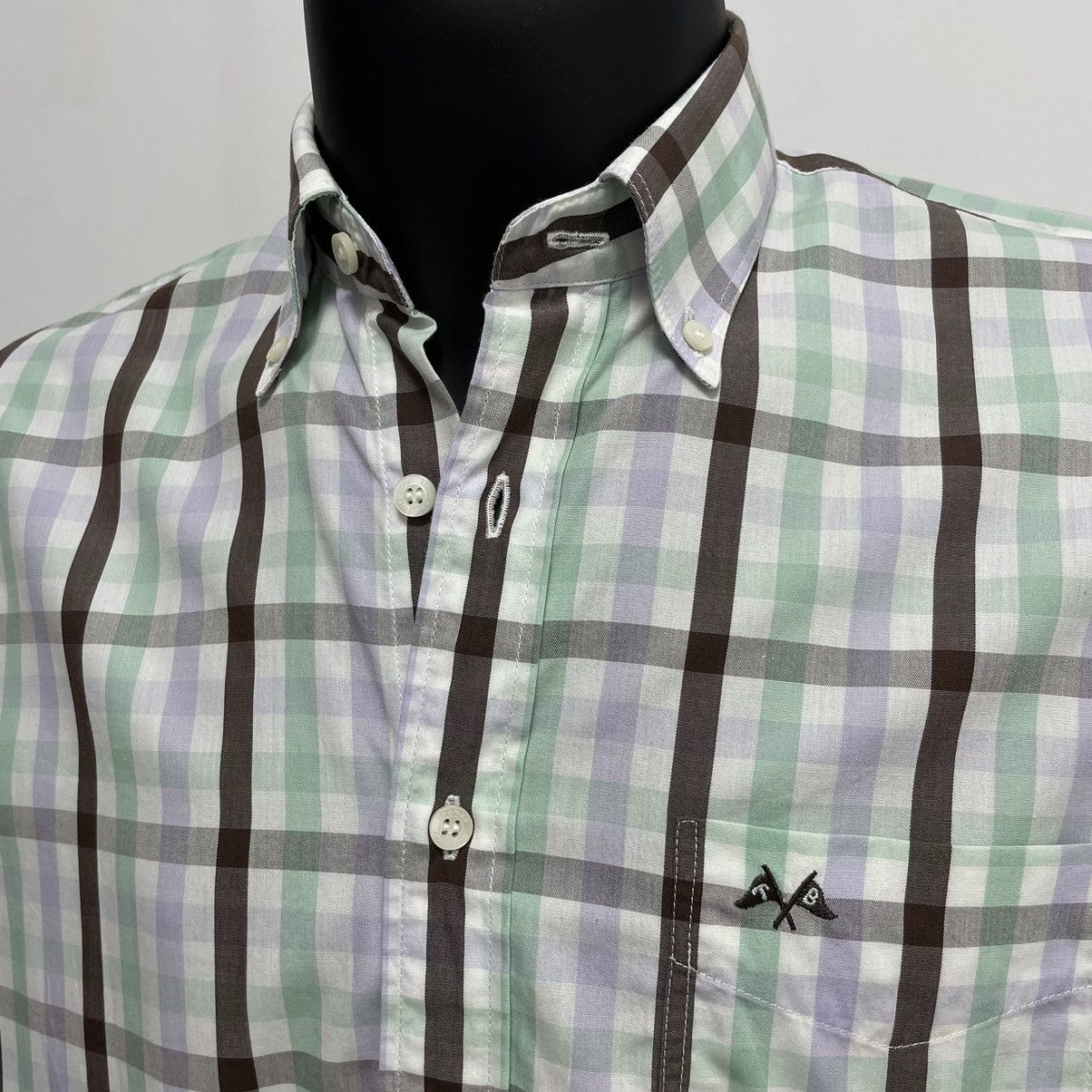 Burberry × Vintage Thomas Burberry Vintage Shirt short sleeve Size US M / EU 48-50 / 2 - 4 Thumbnail
