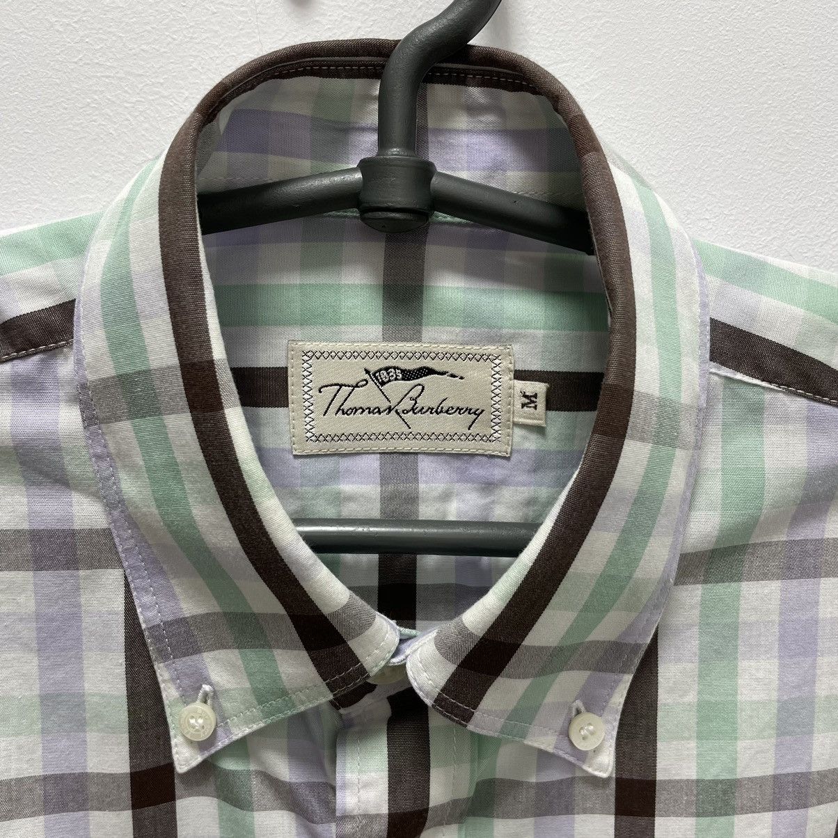 Burberry × Vintage Thomas Burberry Vintage Shirt short sleeve Size US M / EU 48-50 / 2 - 7 Thumbnail