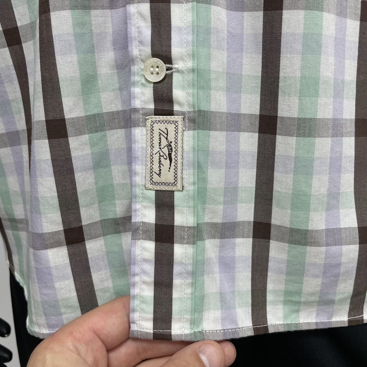 Burberry × Vintage Thomas Burberry Vintage Shirt short sleeve Size US M / EU 48-50 / 2 - 5 Thumbnail