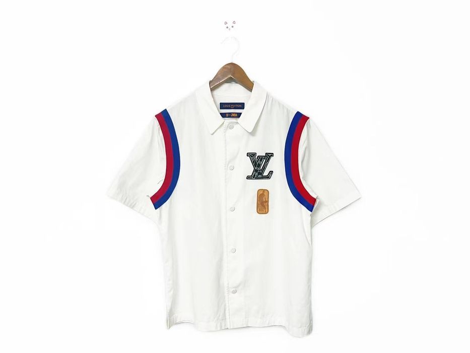 Louis Vuitton Rainbow Monogram Short-Sleeved Denim Shirt Multi Pre-Owned 