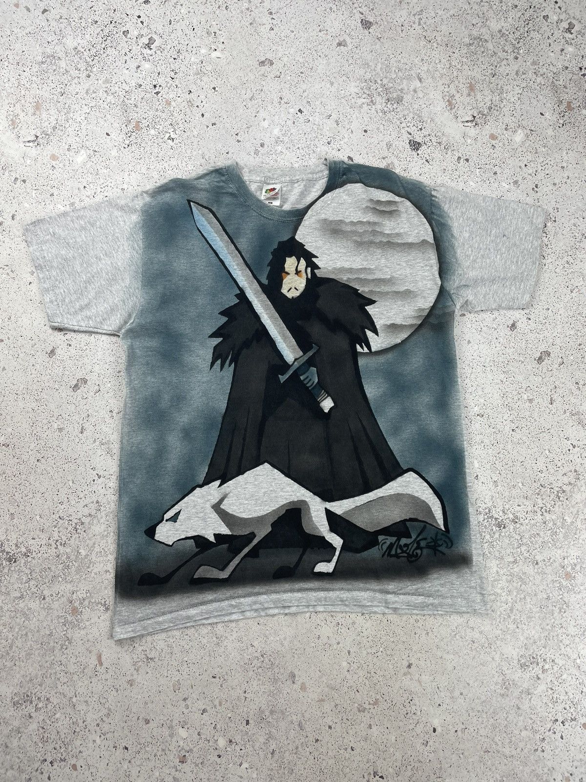 Vintage Vintage Game Of Thrones Winter is Coming Movie Tee T-Shirt Size US M / EU 48-50 / 2 - 4 Thumbnail