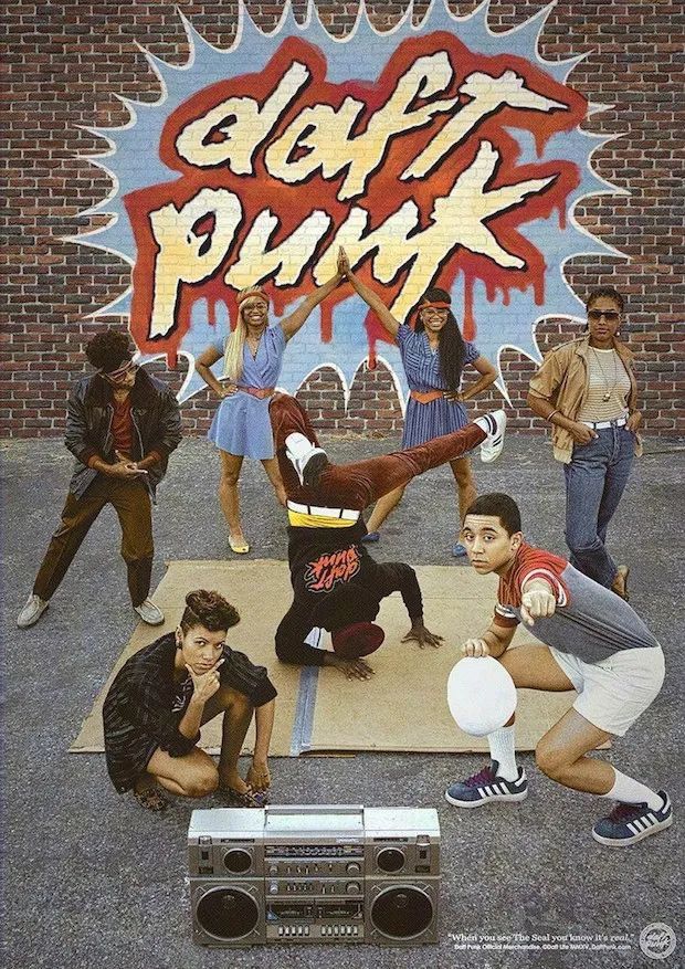 Band Tees × Vintage Bootleg Rare Daft Punk Y2K T-Shirt Size US M / EU 48-50 / 2 - 2 Thumbnail