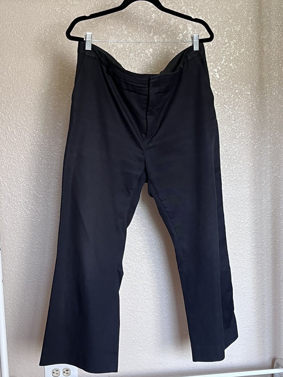 Image of Balenciaga Cropped Trousers Size 54 in Black, Men's